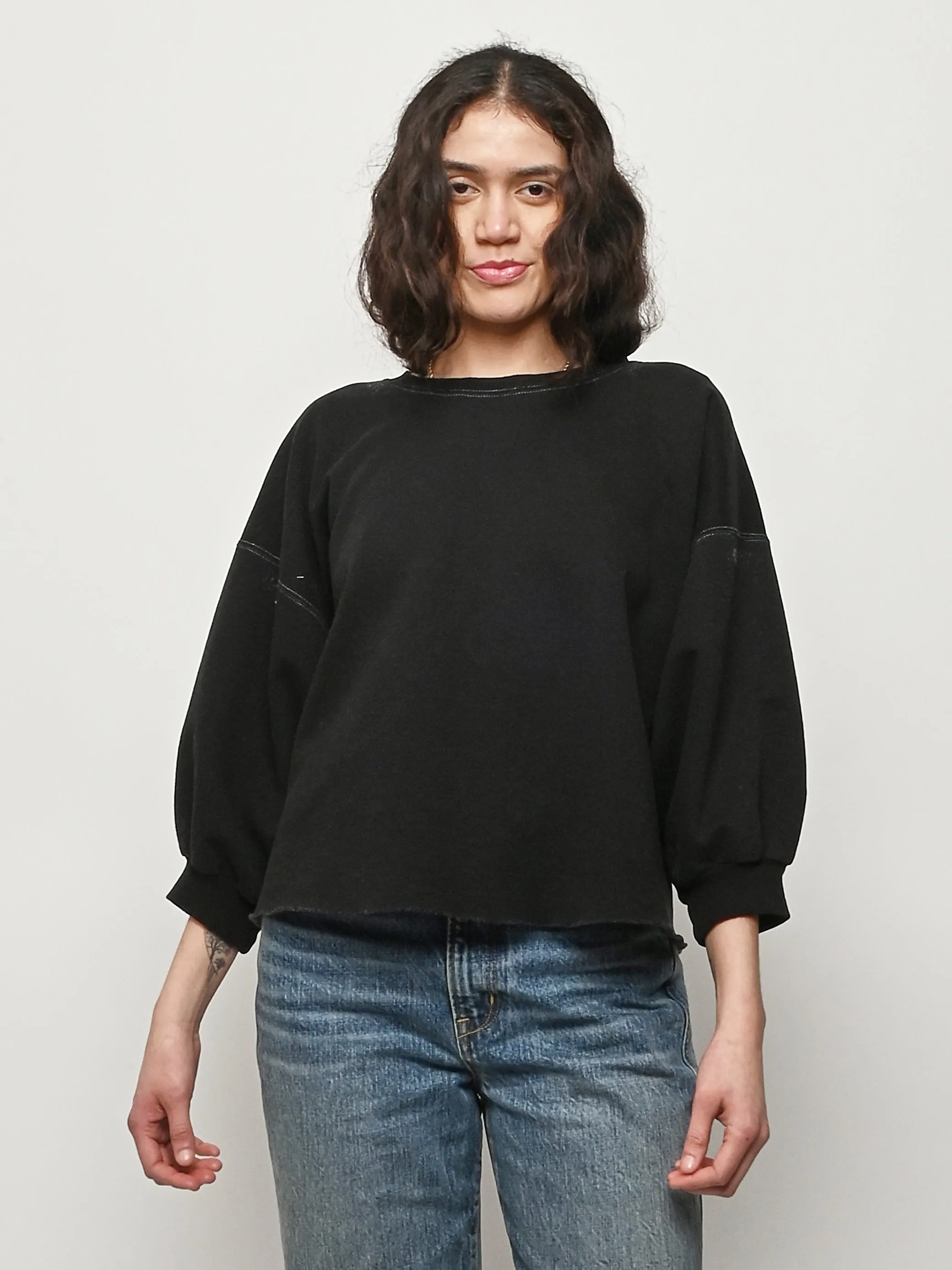 Charcoal Fond Sweatshirt sold by Frances May Houseline product image thumbnail 2