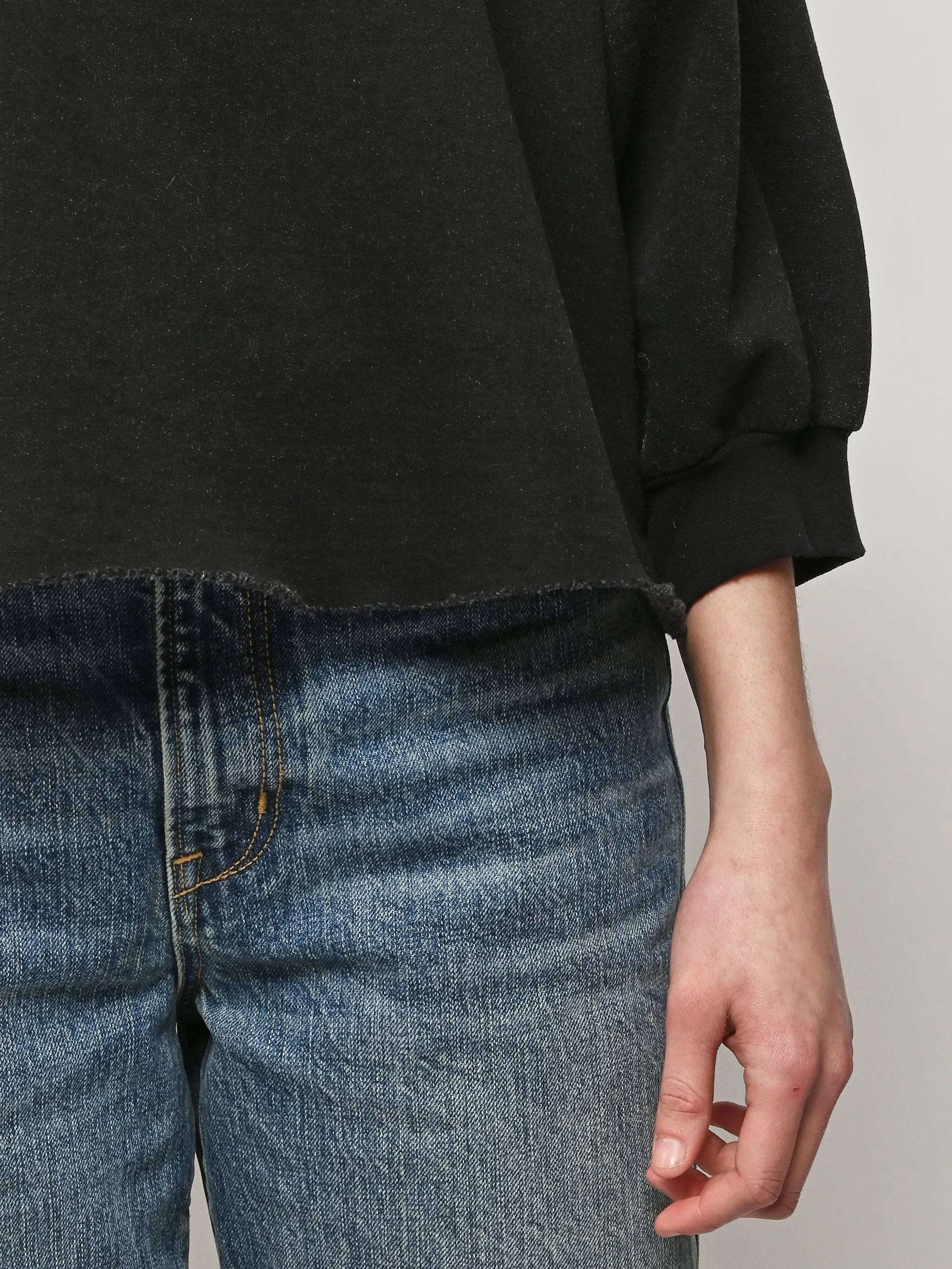Charcoal Fond Sweatshirt sold by Frances May Houseline product image thumbnail 4