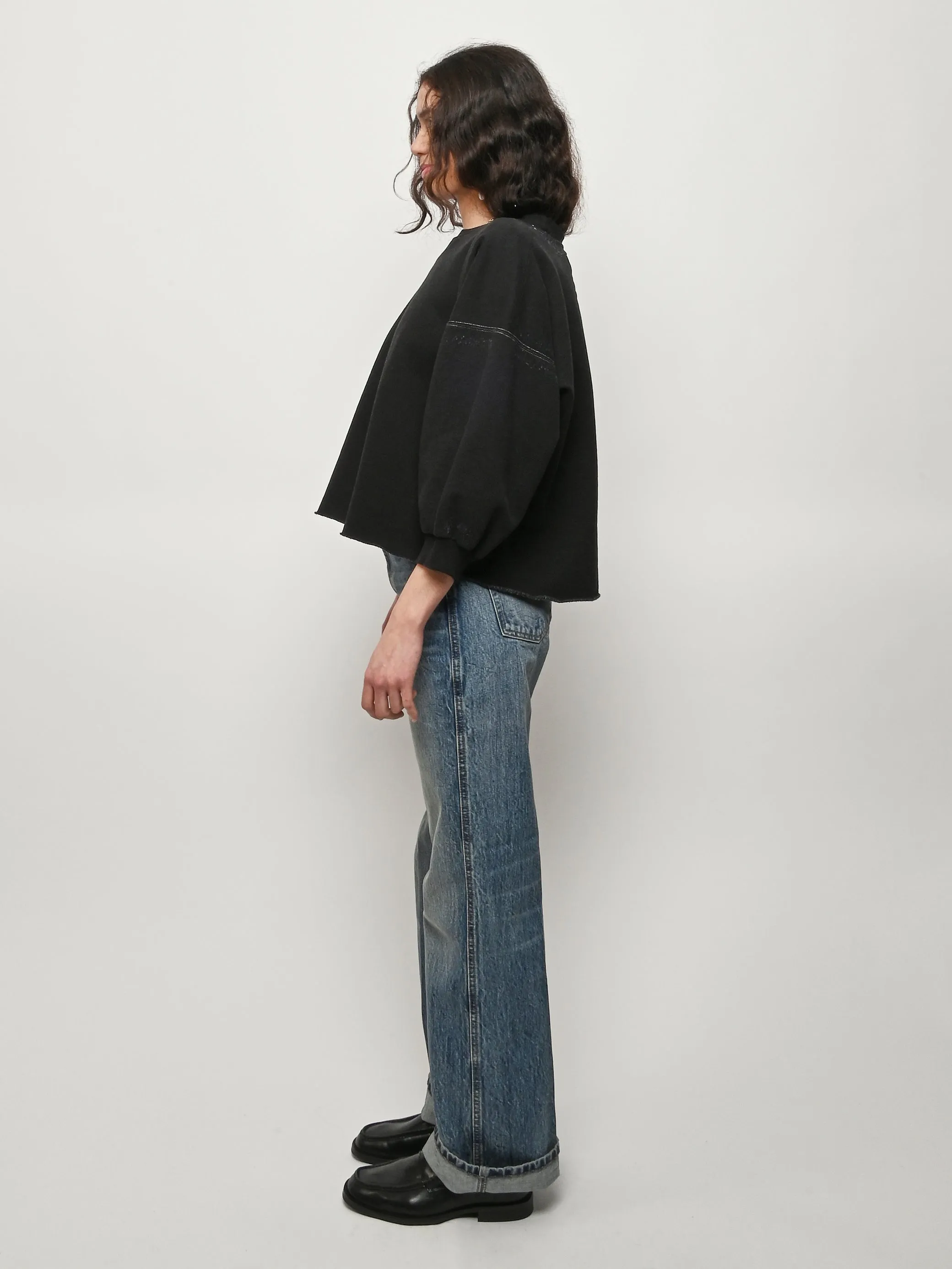 Charcoal Fond Sweatshirt sold by Frances May Houseline product image thumbnail 5