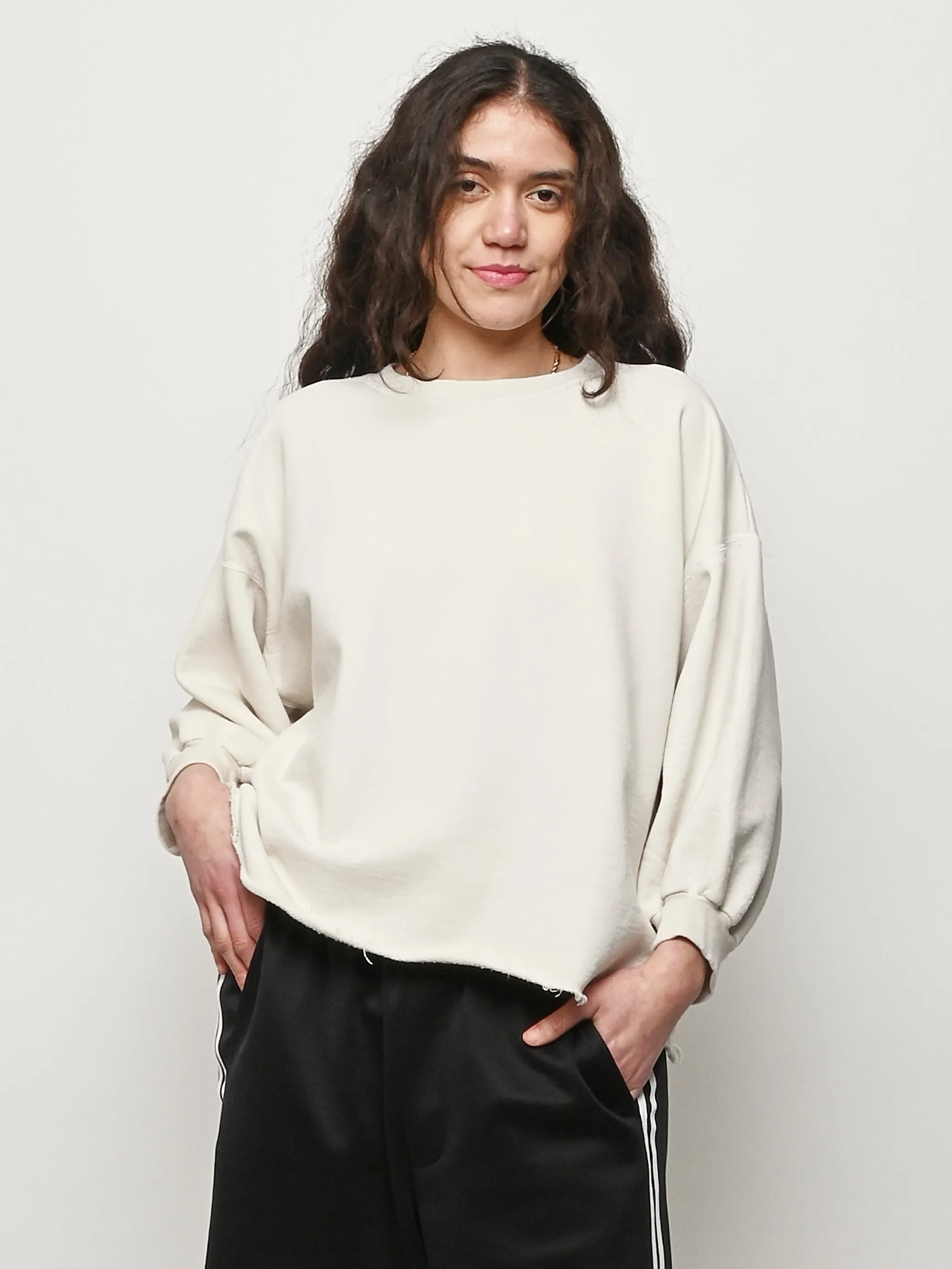 Dirty White Fond Sweatshirt sold by Frances May Houseline product image thumbnail 2