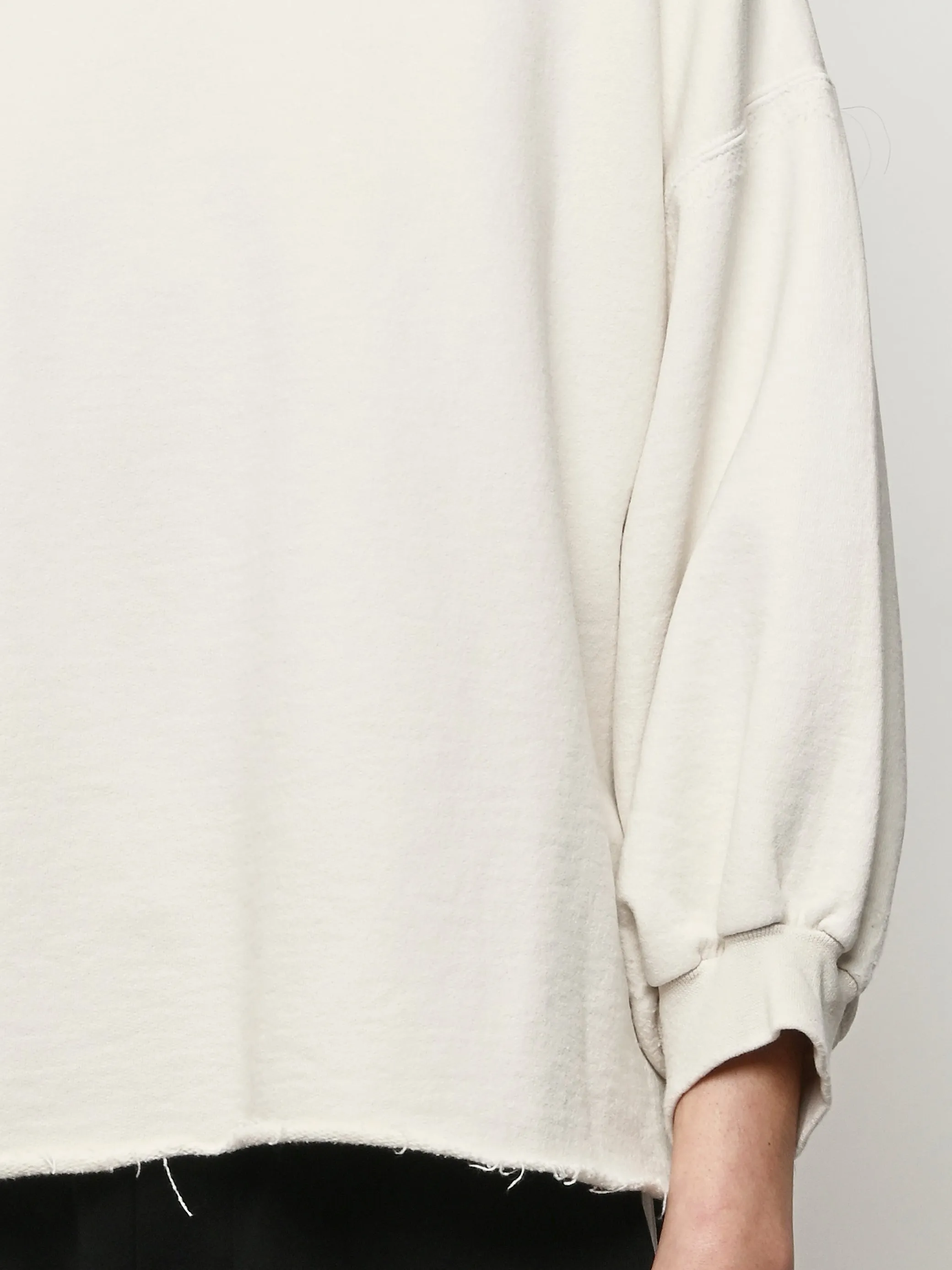 Dirty White Fond Sweatshirt sold by Frances May Houseline product image thumbnail 3
