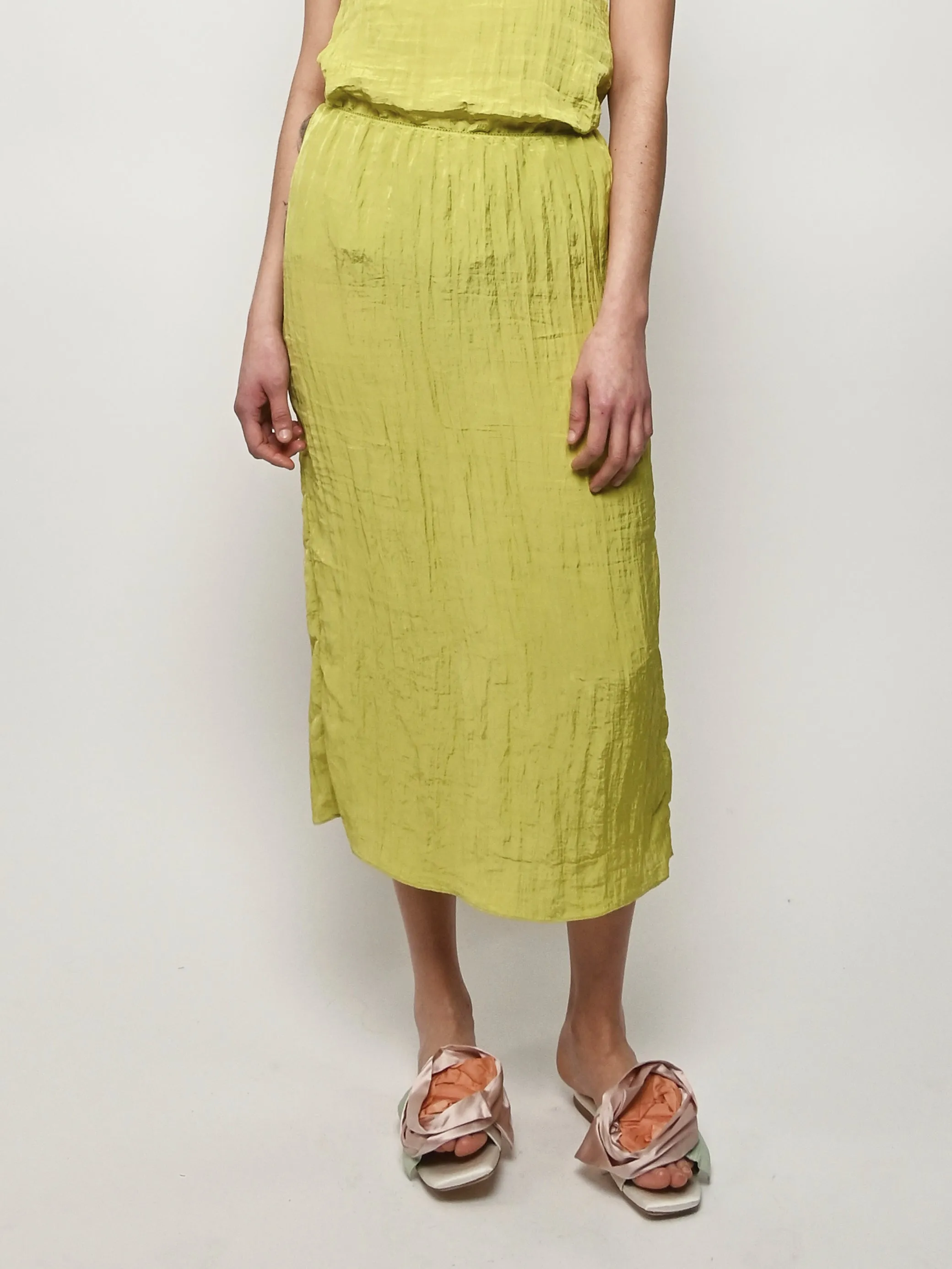 Peapod The Crinkle Slip Skirt sold by Frances May Houseline product image thumbnail 2