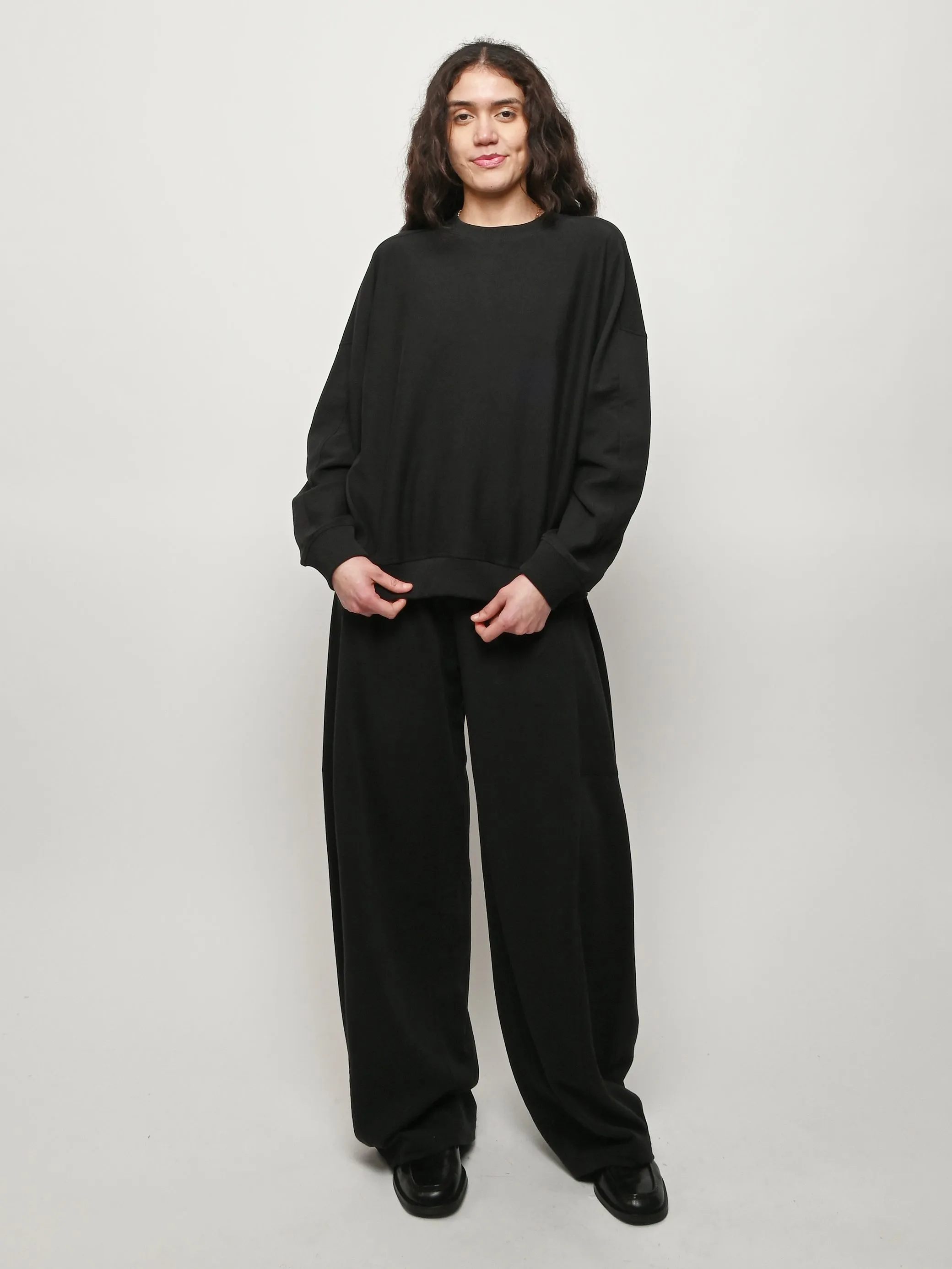 Black Light Weight Crewneck Sweatshirt sold by Frances May Houseline