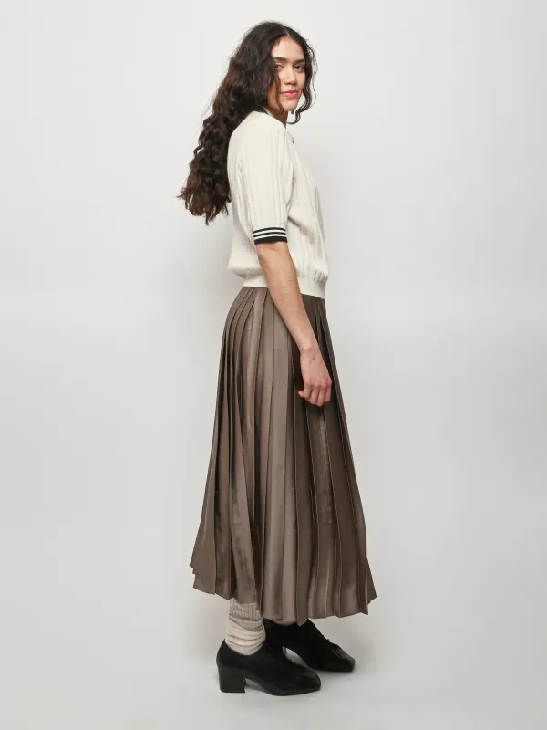 Feather White Striped Pique sold by Frances May Houseline