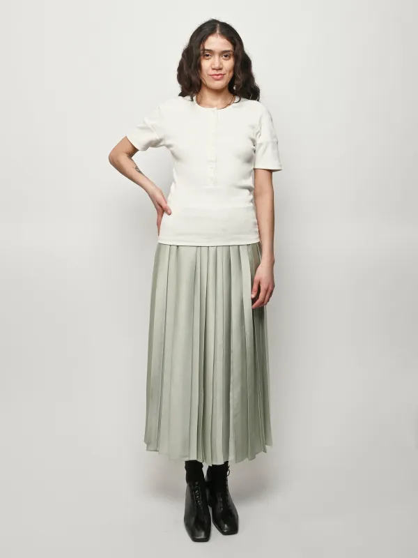 Milk Fitted Henley sold by Frances May Houseline