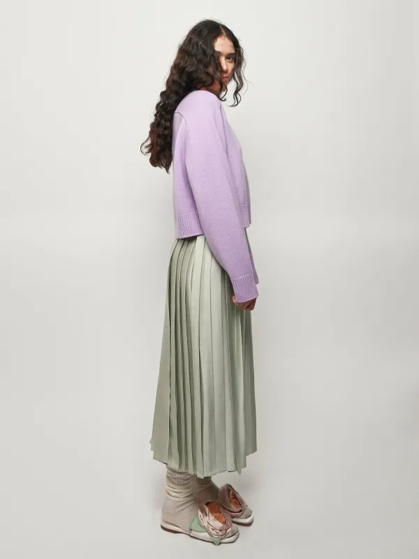 Lavender Cashmere Top sold by Frances May Houseline