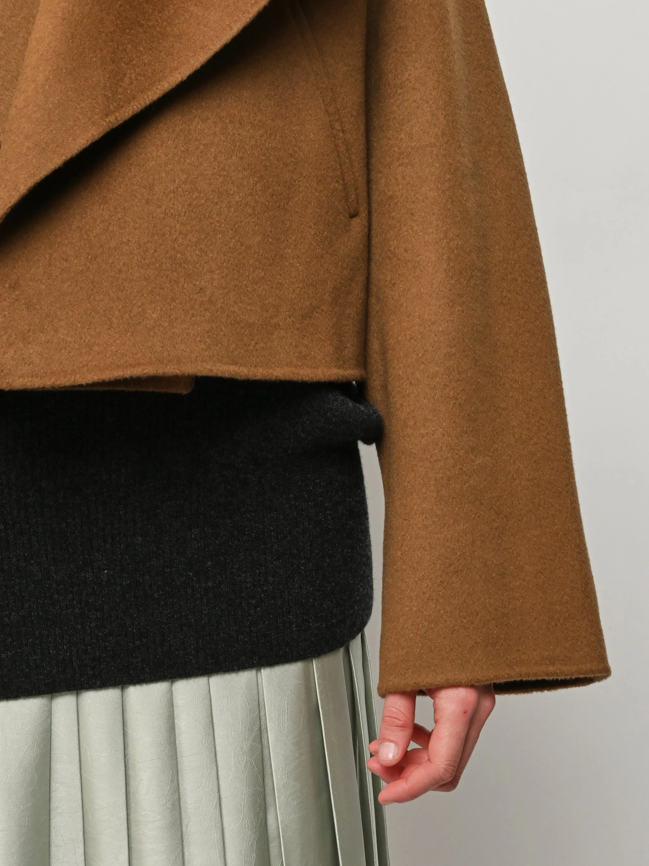Tobacco Signature Doublé Jacket sold by Frances May Houseline product image thumbnail 4