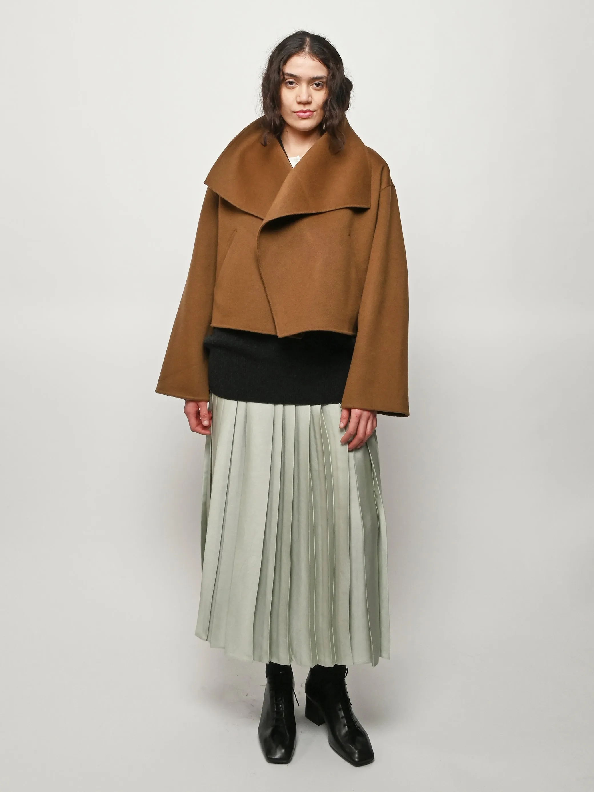 Tobacco Signature Doublé Jacket sold by Frances May Houseline