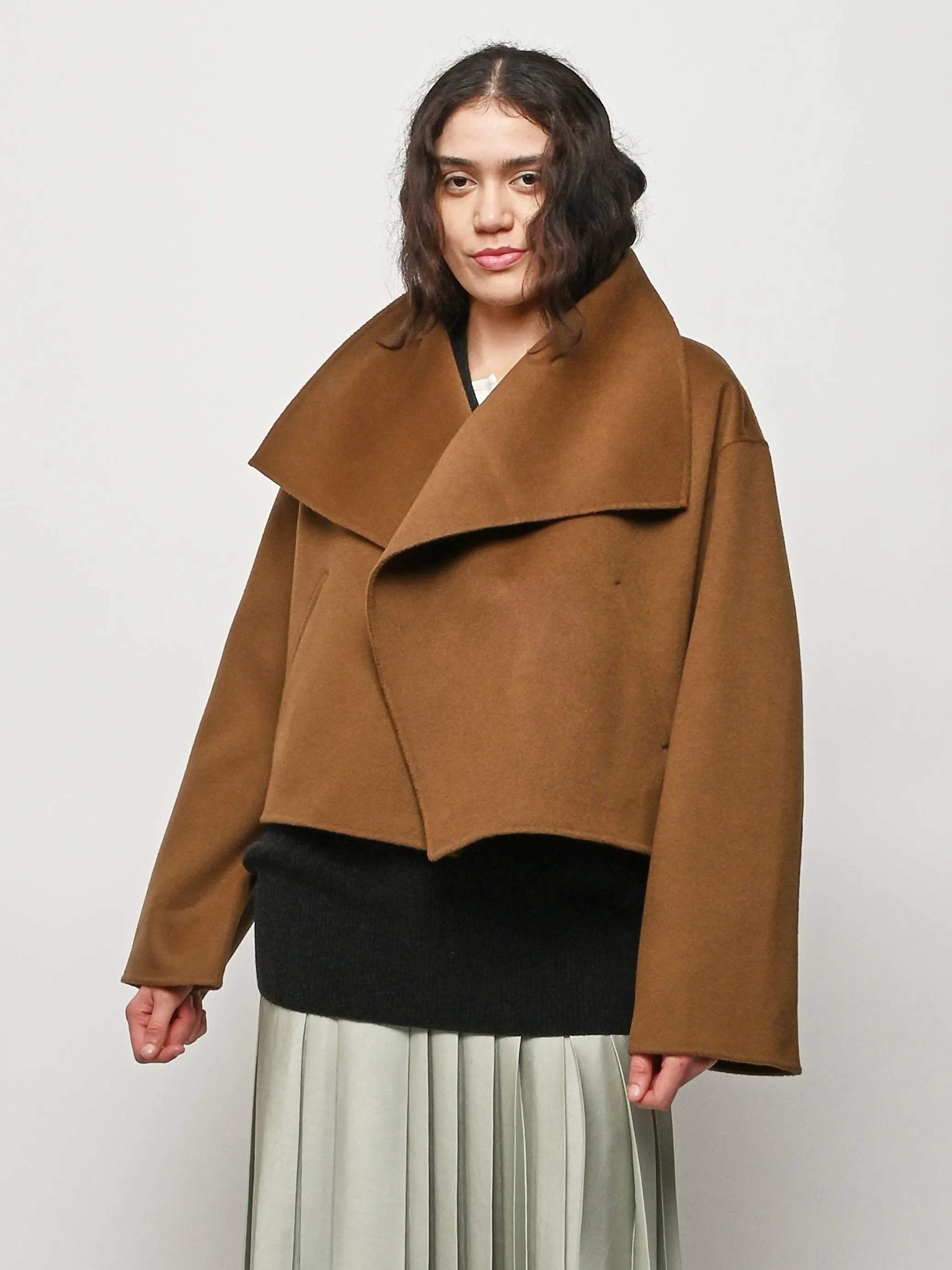 Tobacco Signature Doublé Jacket sold by Frances May Houseline product image thumbnail 2