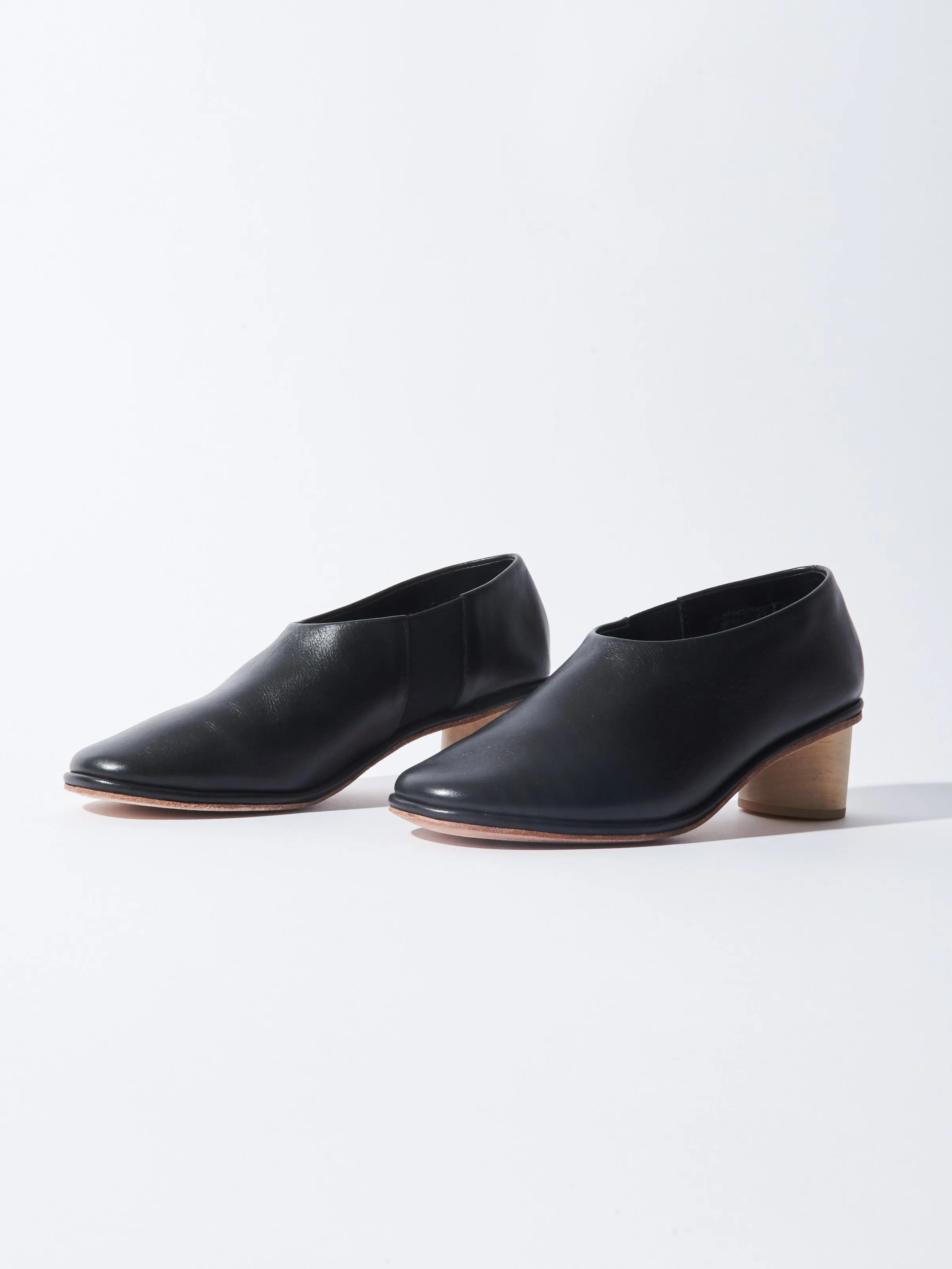 Black Dowel Heel sold by Frances May Houseline product image thumbnail 2