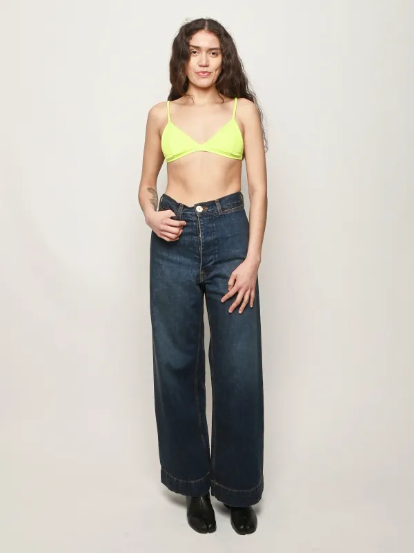 Sirio Yellow Mississippi Swim Top made by Baserange