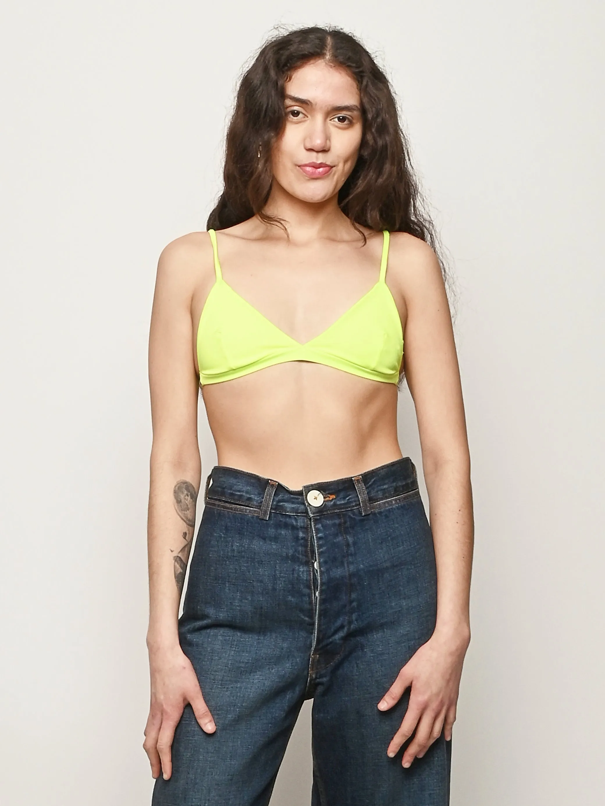 Sirio Yellow Mississippi Swim Top sold by Frances May Houseline product image thumbnail 2