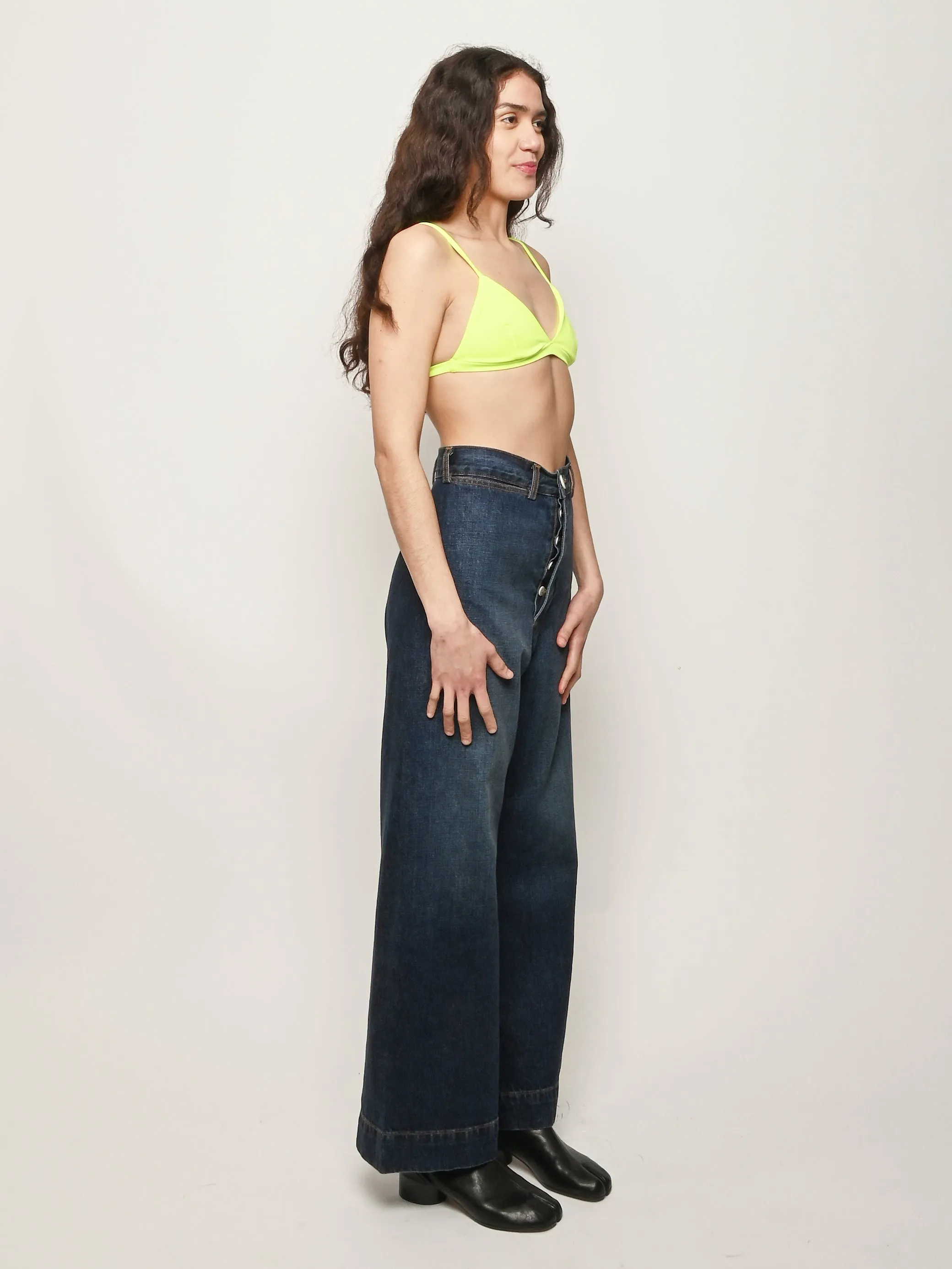 Sirio Yellow Mississippi Swim Top sold by Frances May Houseline product image thumbnail 4