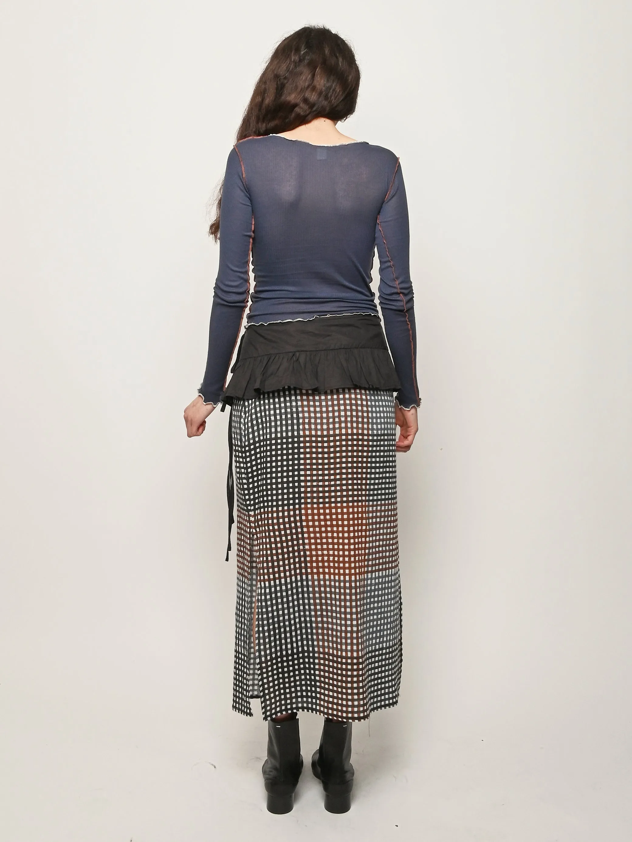 Preston Blue Vein L/S Tee sold by Frances May Houseline product image thumbnail 5