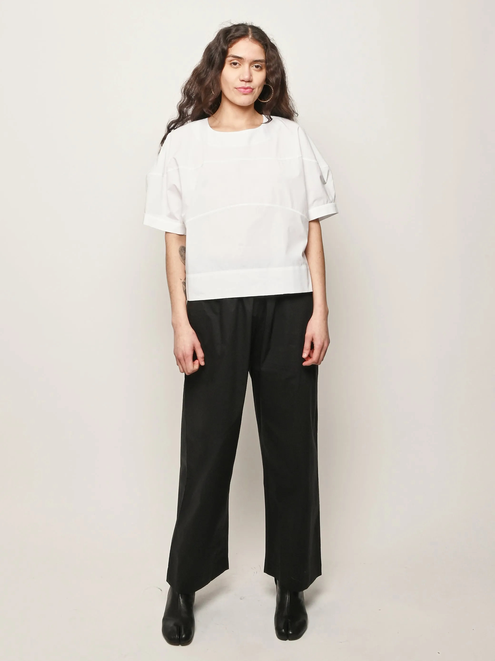 White Rugby Top sold by Frances May Houseline