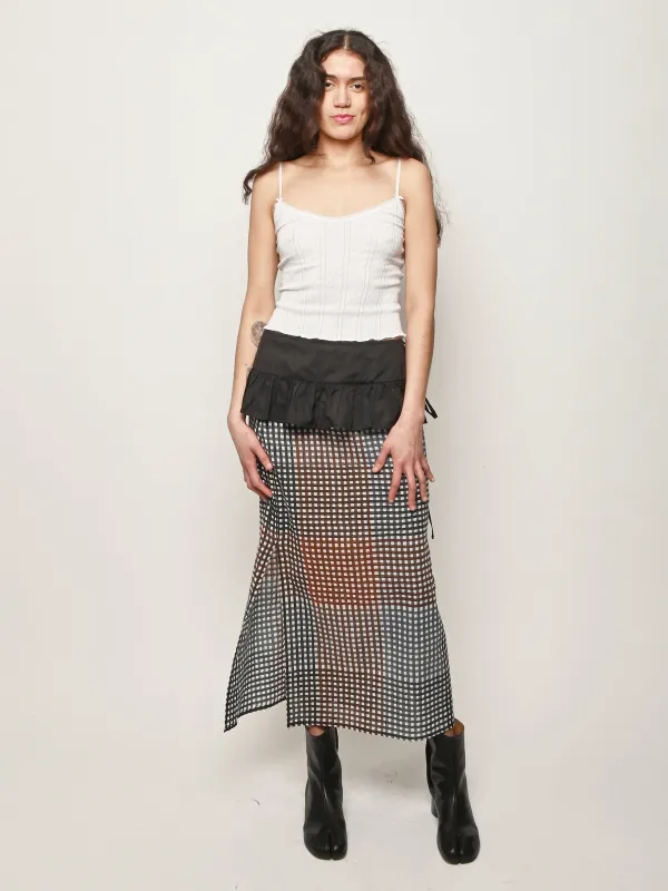 Black Flounce Belt made by Deiji Studios