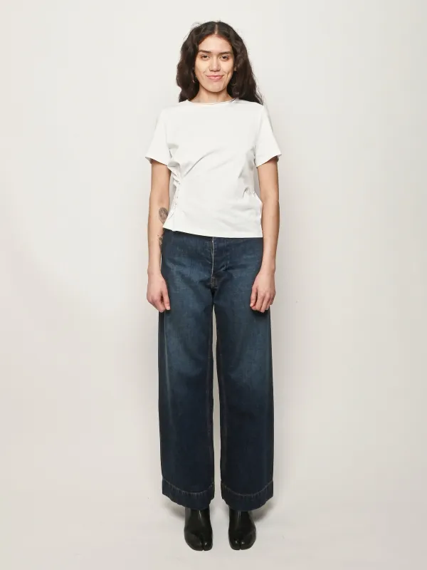 White Pinch Tee made by Deiji Studios