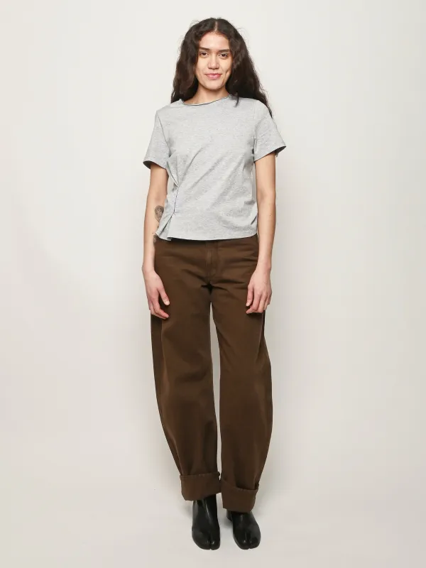 Grey Pinch Tee made by Deiji Studios