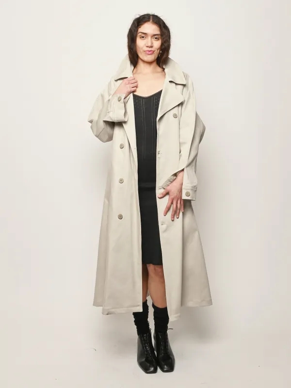 Deadstock Japanese Tencel/Taupe The Car Coat made by Jesse Kamm