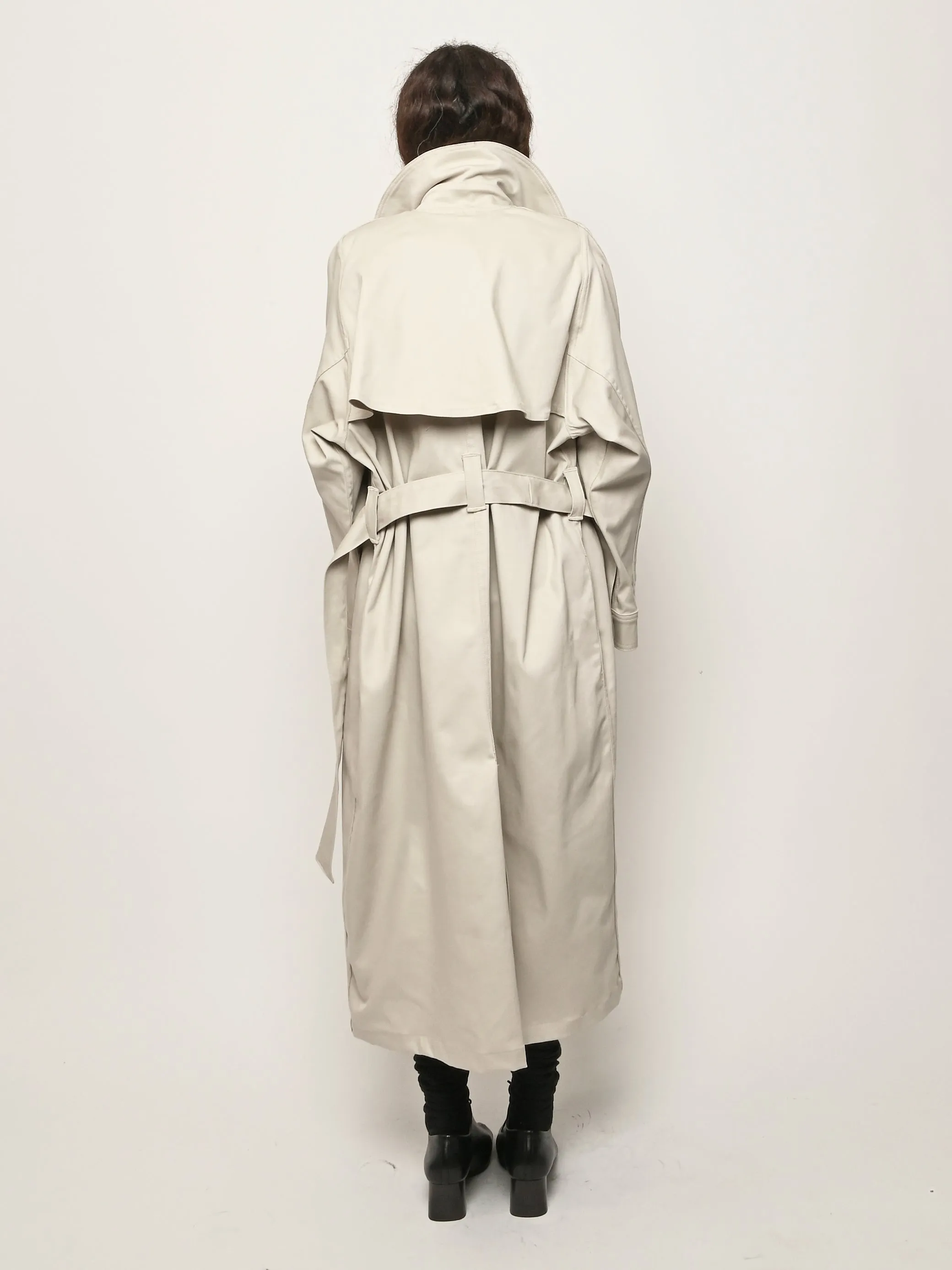 Deadstock Japanese Tencel/Taupe The Car Coat sold by Frances May Houseline product image thumbnail 5