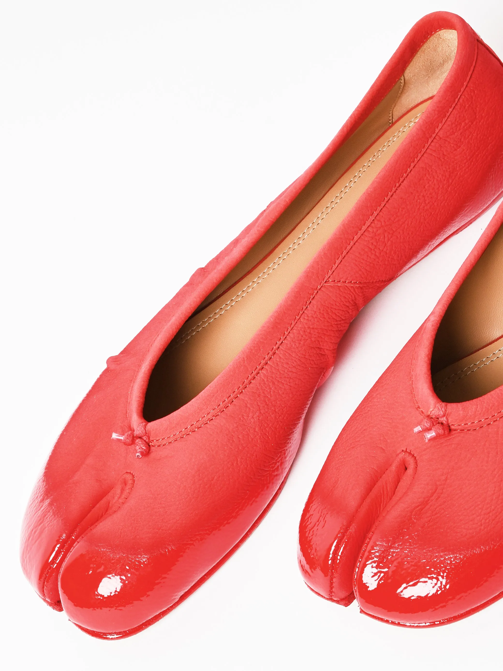 Red Tabi Ballerina sold by Frances May Houseline product image thumbnail 3