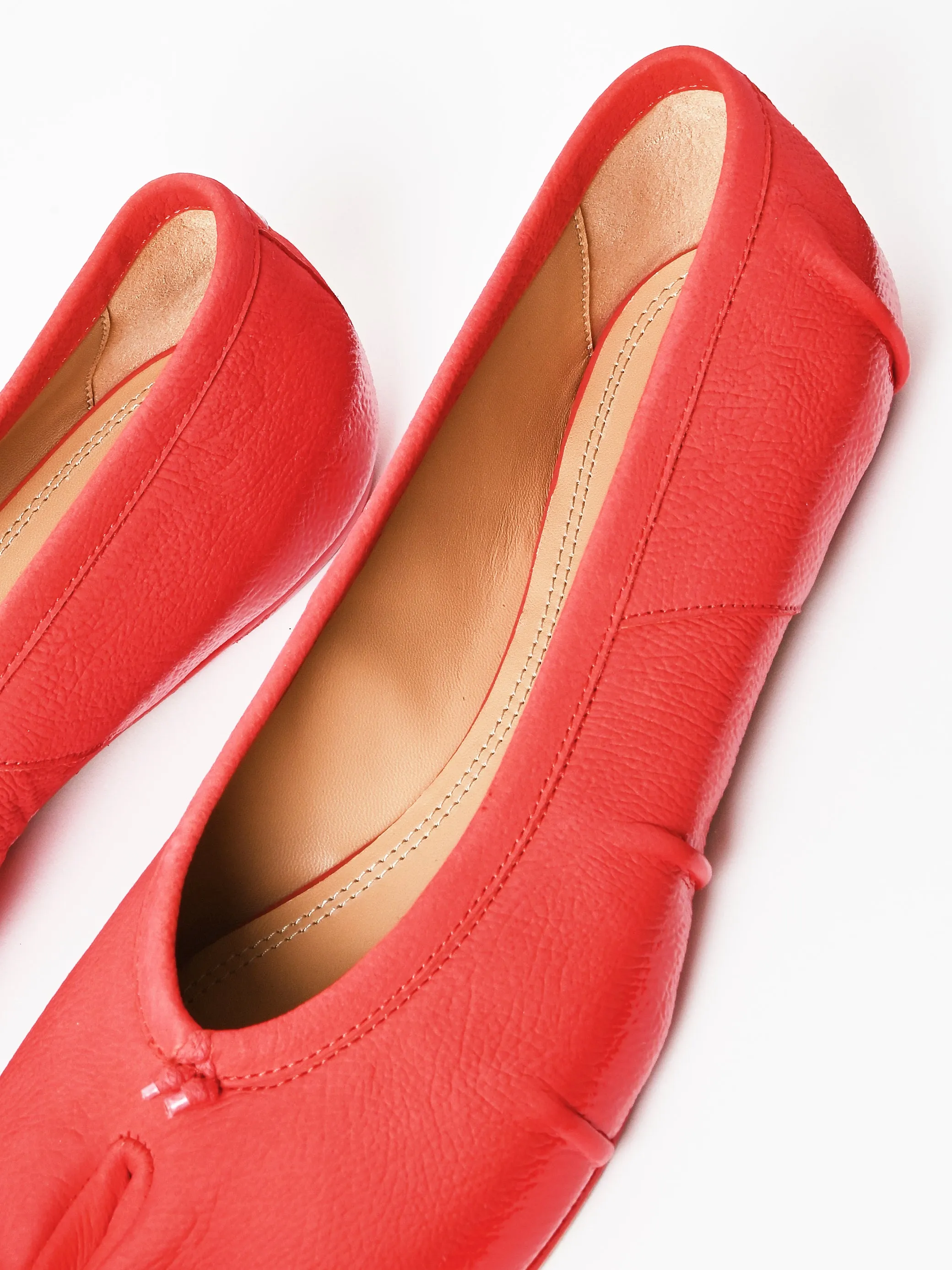 Red Tabi Ballerina sold by Frances May Houseline product image thumbnail 4