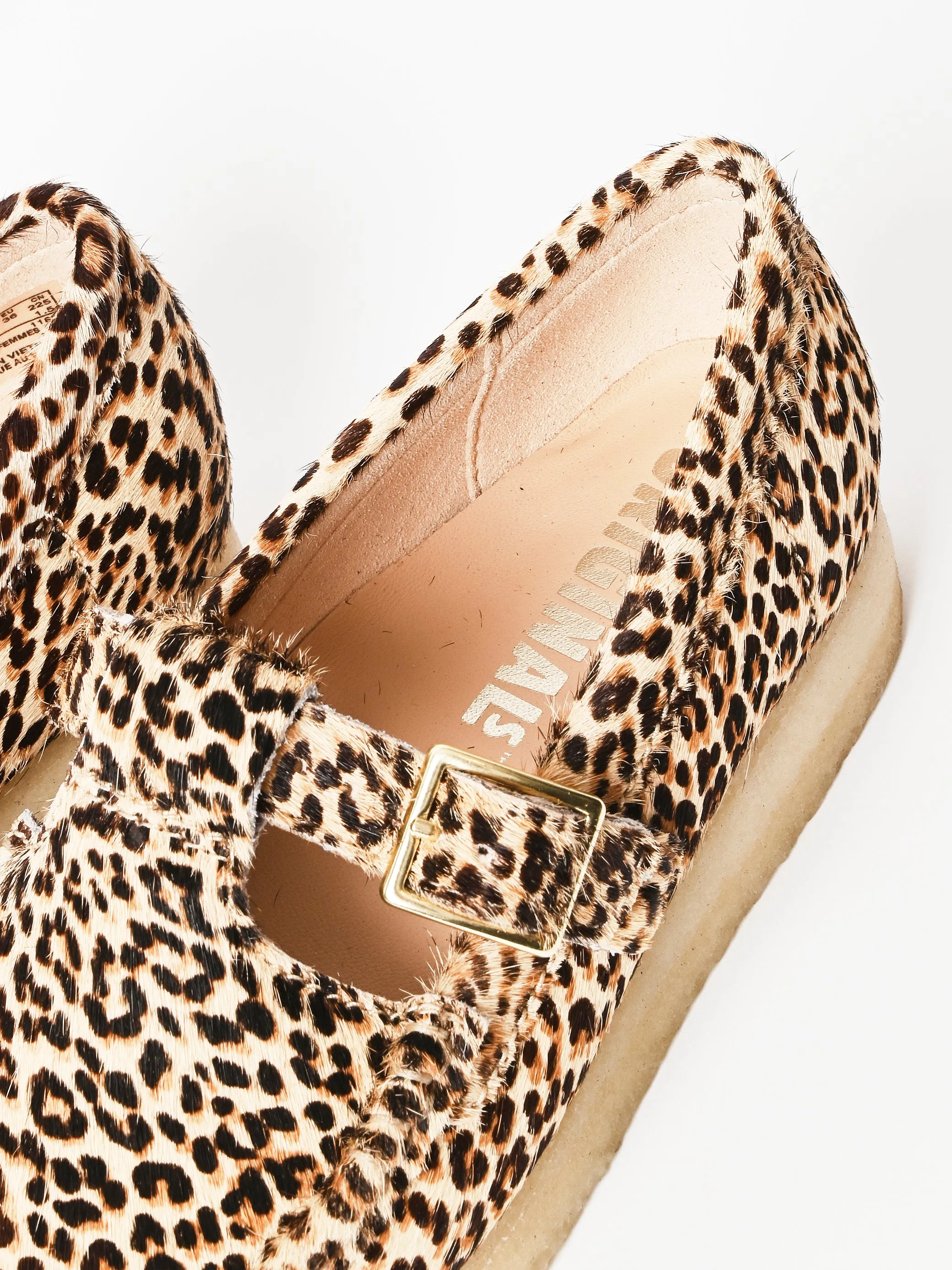 Leopard Print Wallabee T Bar sold by Frances May Houseline product image thumbnail 4
