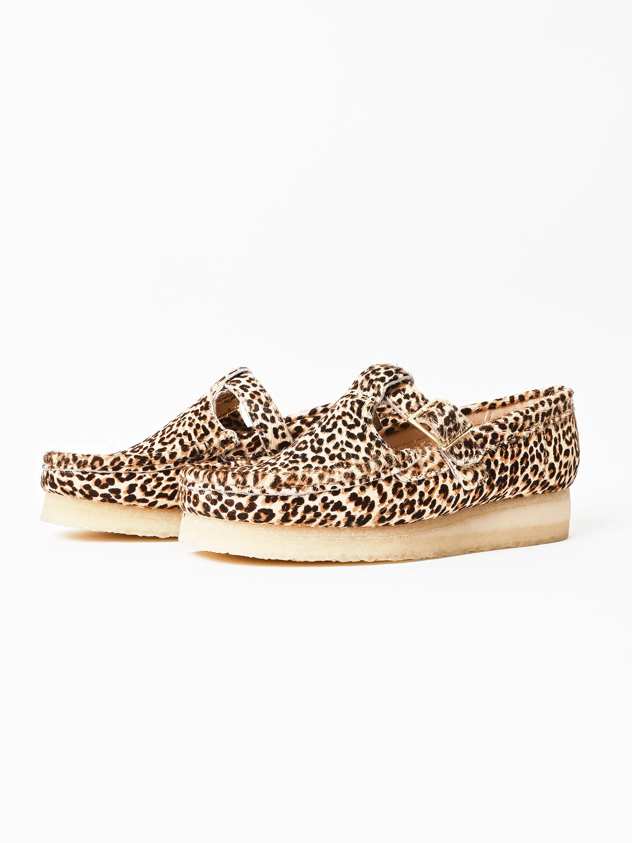 Leopard Print Wallabee T Bar sold by Frances May Houseline product image thumbnail 2
