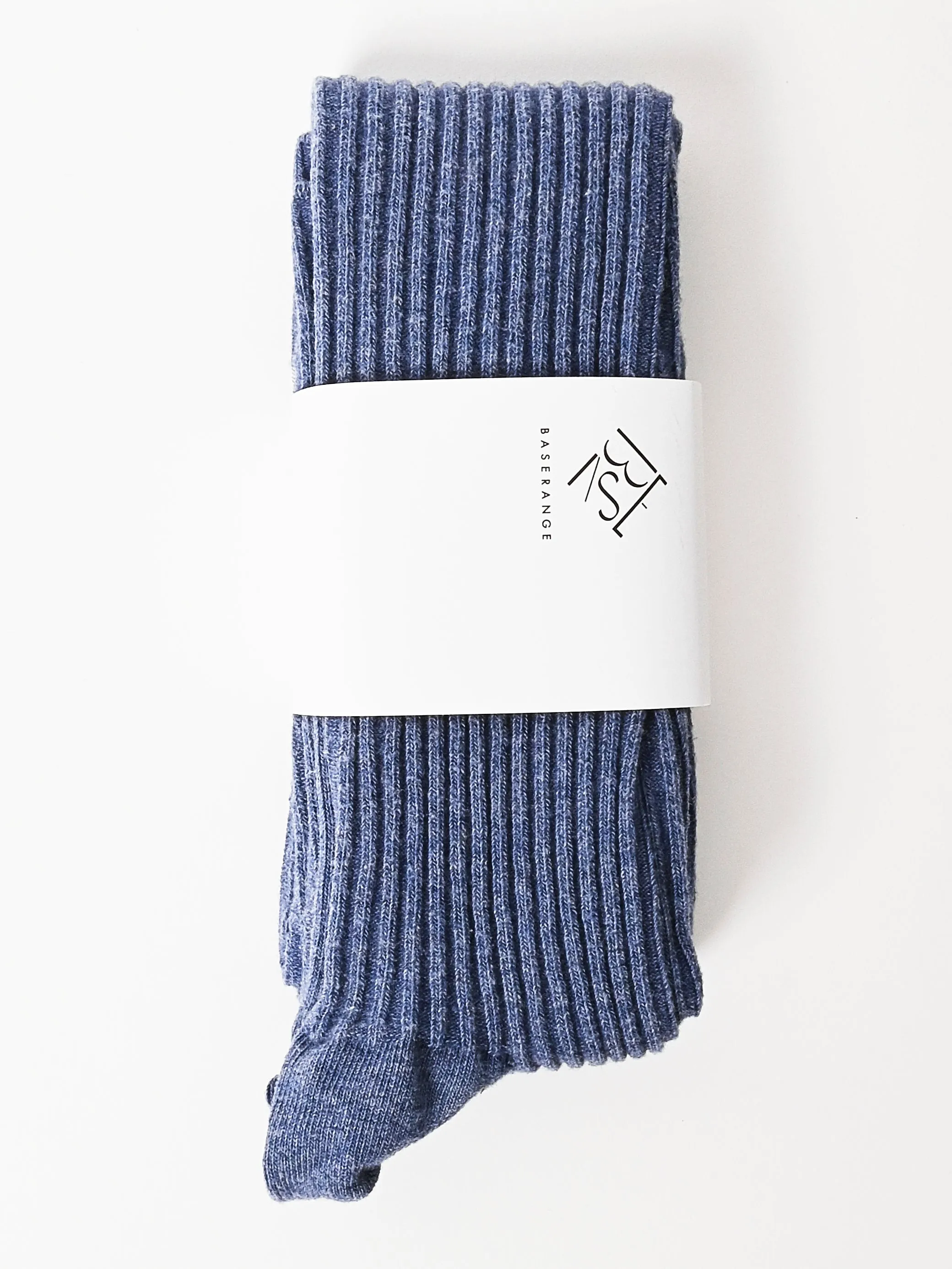 Blue Melange Race Overknee Socks sold by Frances May Houseline product image thumbnail 3