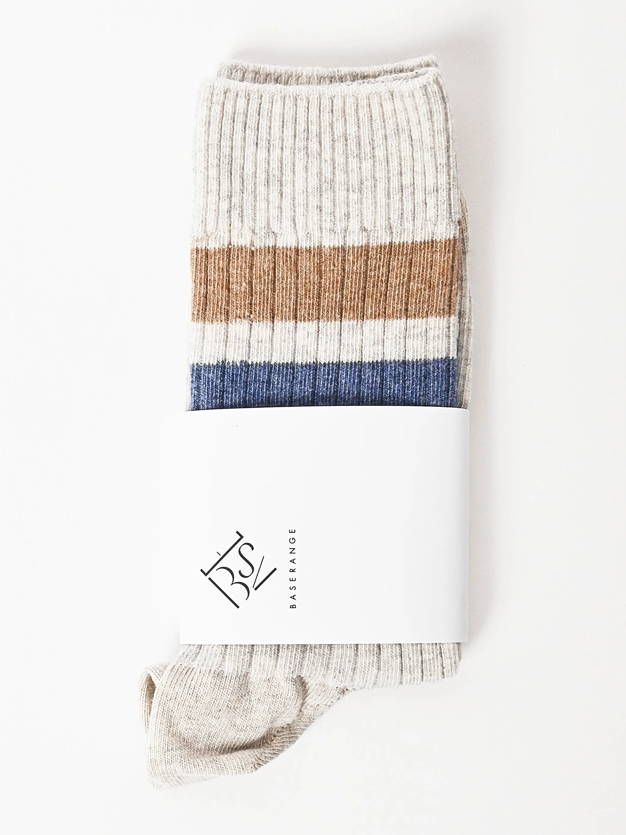 Grey Melange Race Overankle Socks sold by Frances May Houseline product image thumbnail 4