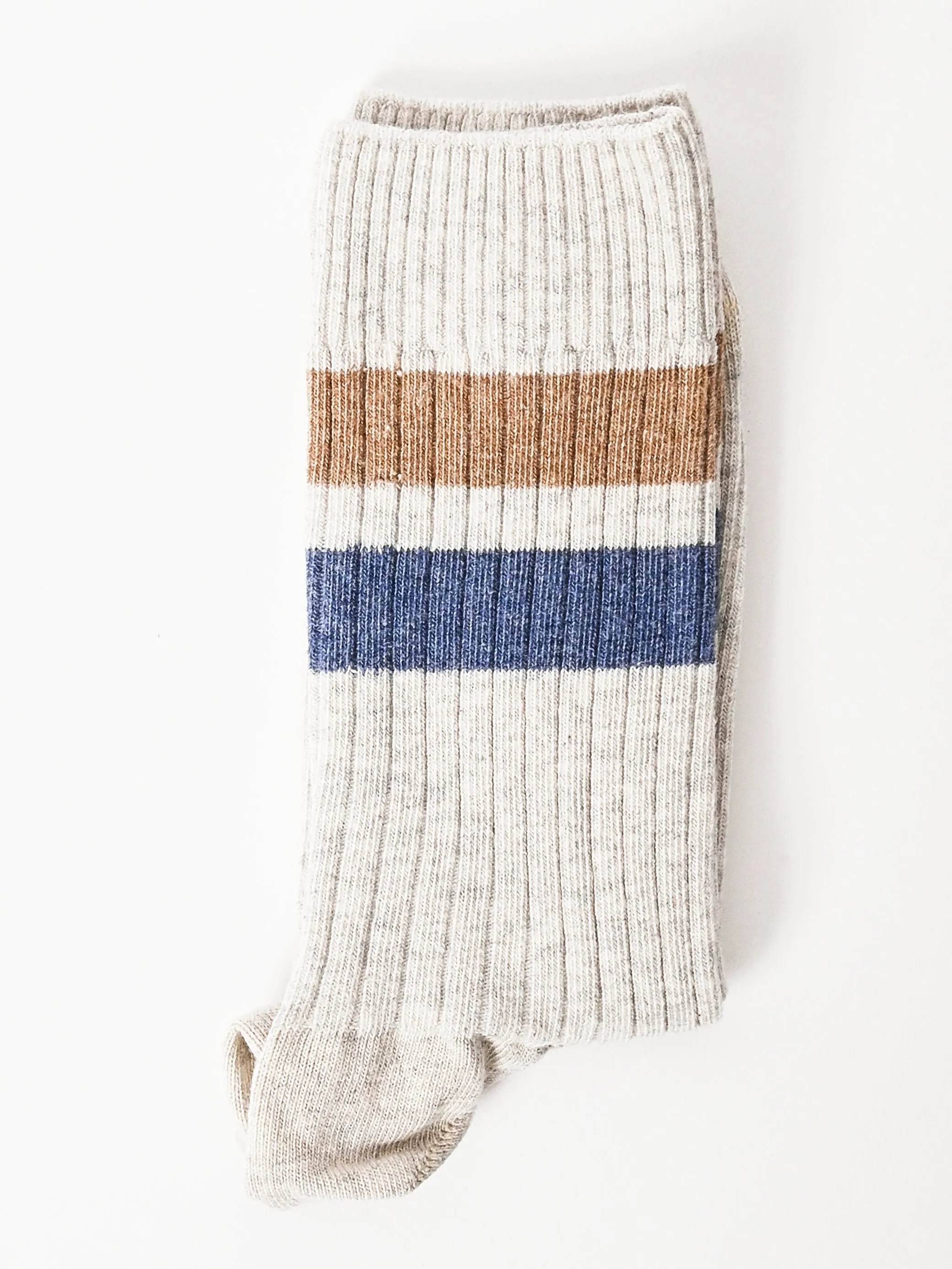 Grey Melange Race Overankle Socks sold by Frances May Houseline product image thumbnail 2