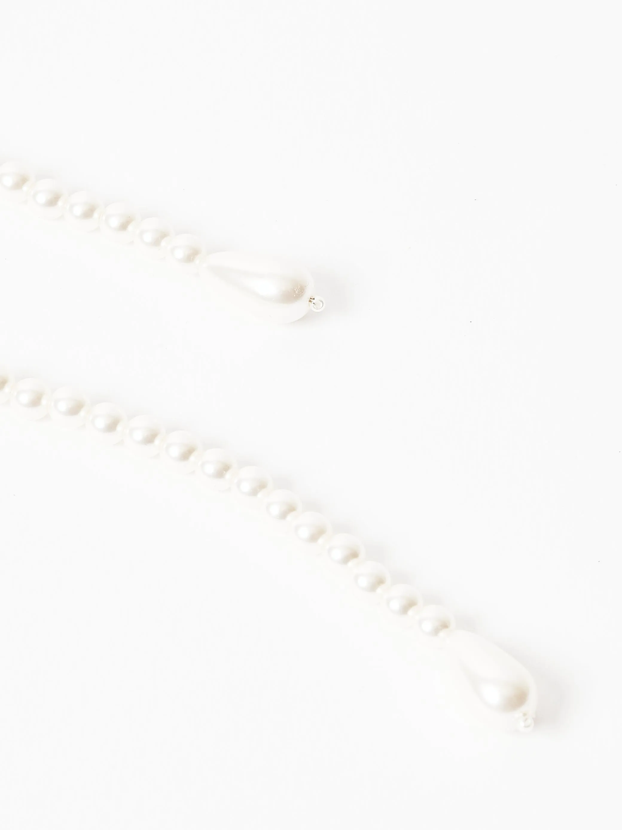 Pearl Fragment Carabiner Necklace sold by Frances May Houseline product image thumbnail 4