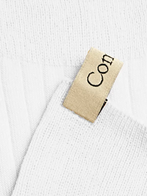 White The Yves Sock made by Comme Si