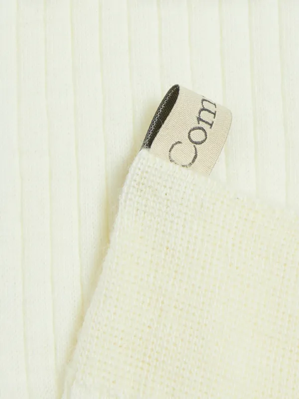 Cream The Knee High made by Comme Si