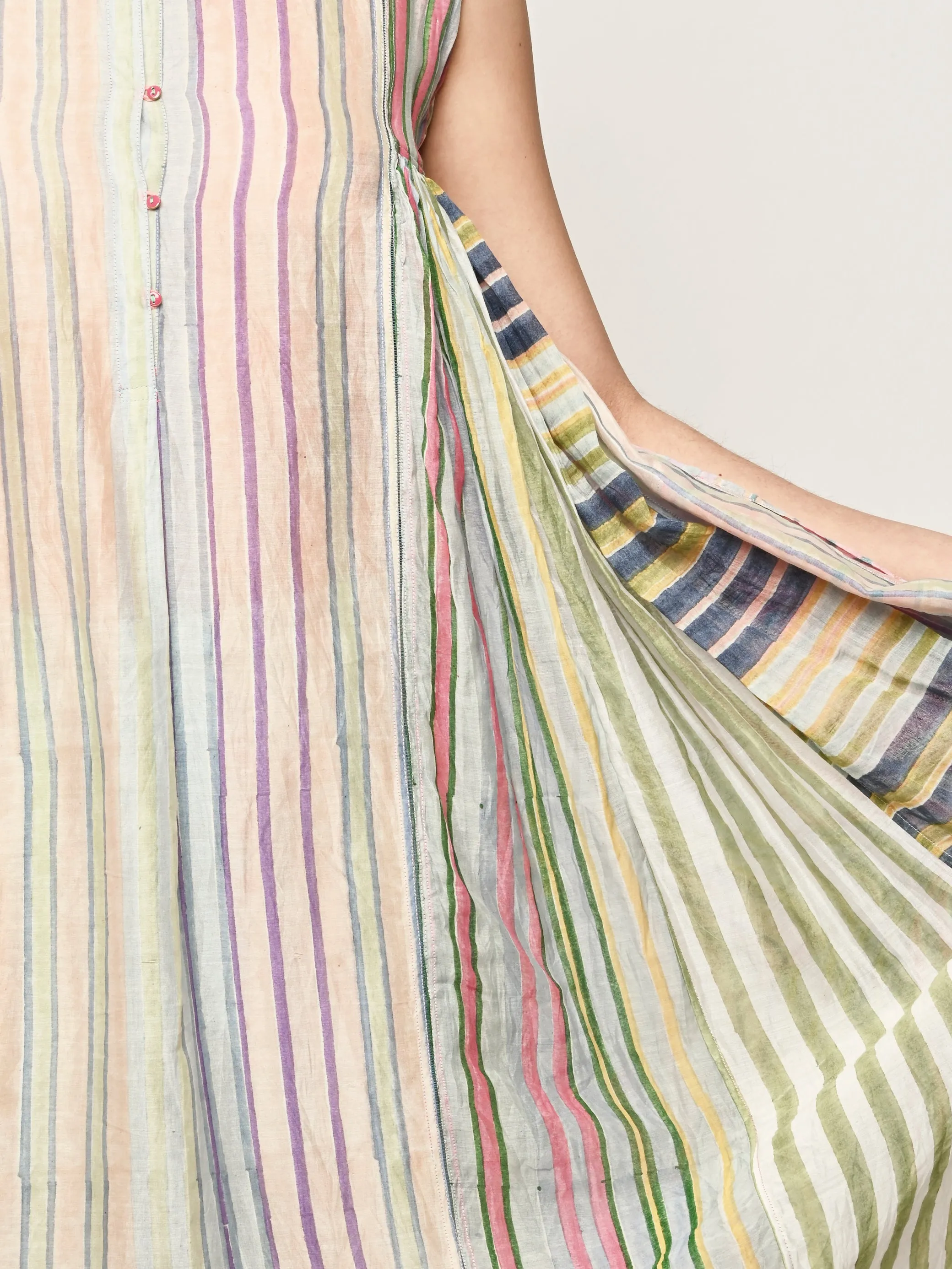 Multi Stripe Tilak Dress sold by Frances May Houseline product image thumbnail 4