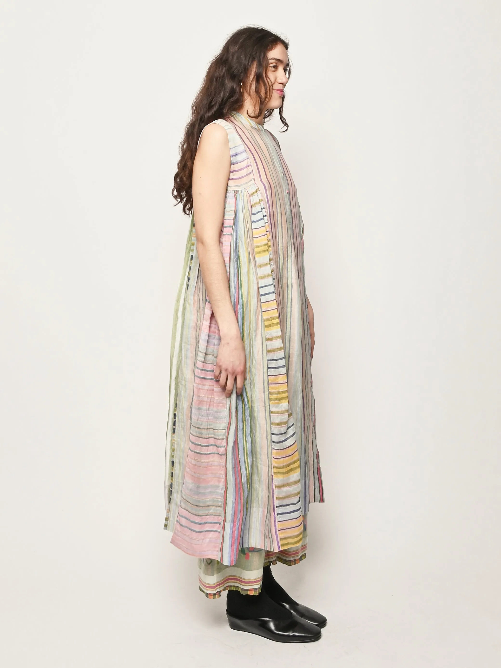 Multi Stripe Tilak Dress sold by Frances May Houseline product image thumbnail 5
