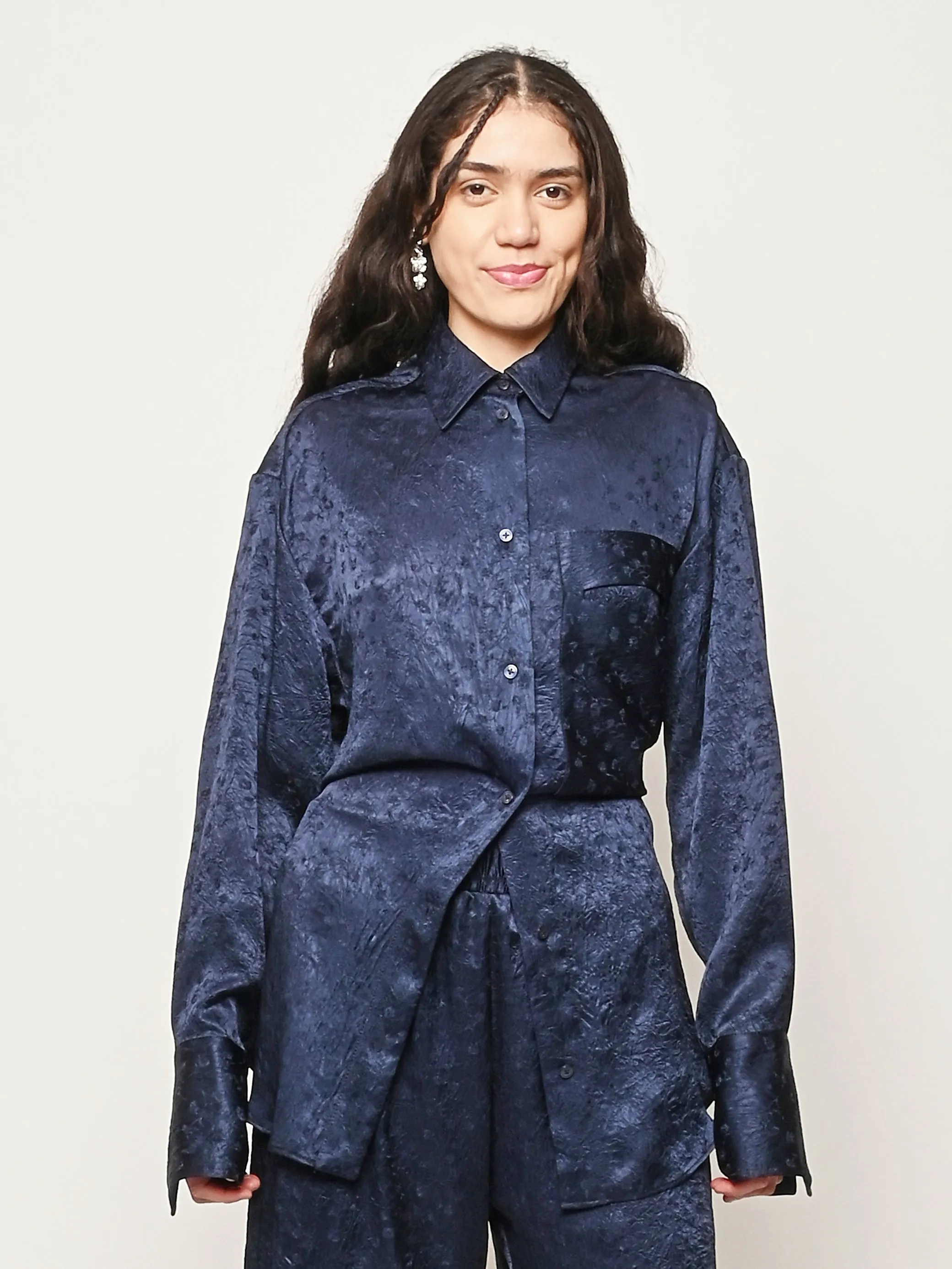 Ink Oversize Pocket Shirt w/ Ties sold by Frances May Houseline product image thumbnail 2