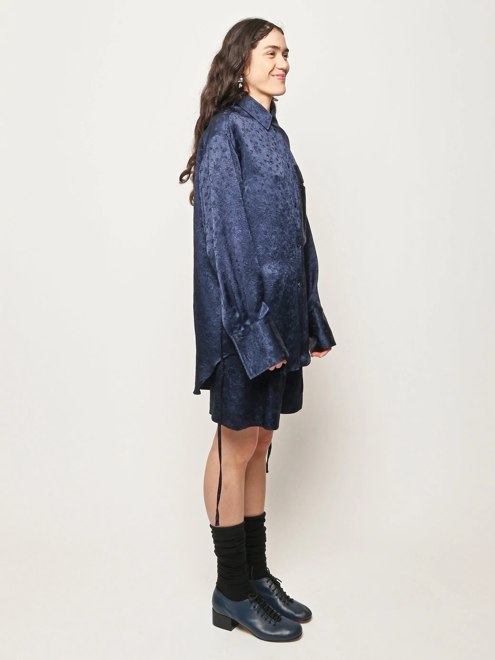 Ink Oversize Pocket Shirt w/ Ties sold by Frances May Houseline product image thumbnail 5