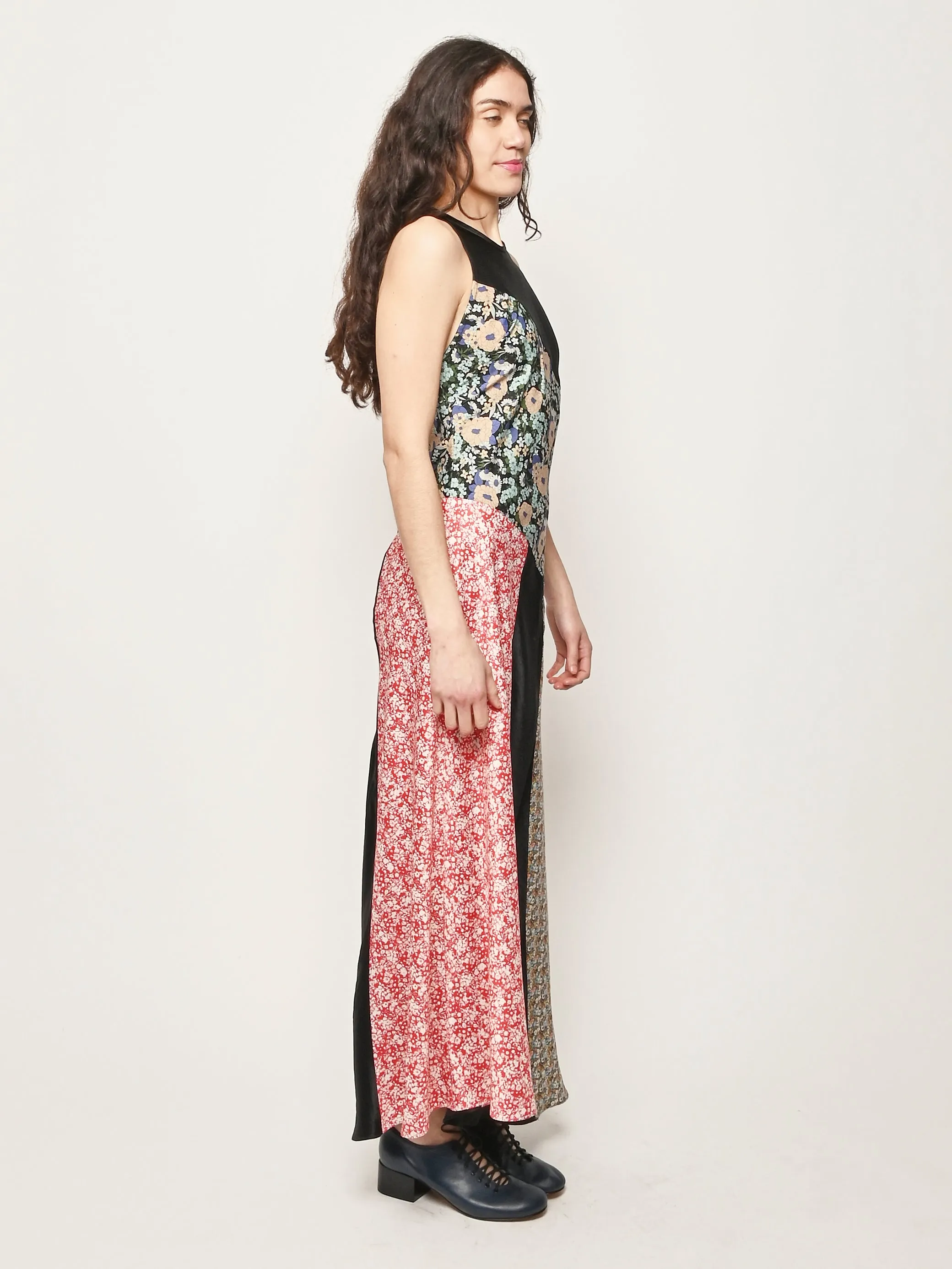 Black/Multi Combo Bias Maxi Dress sold by Frances May Houseline product image thumbnail 5