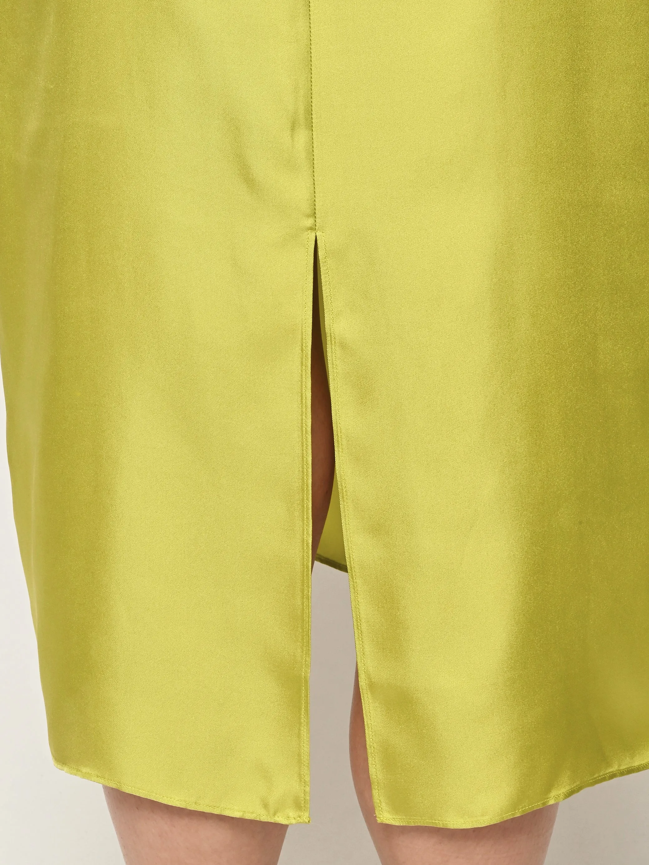 Chartreuse Everyday Dress sold by Frances May Houseline product image thumbnail 4