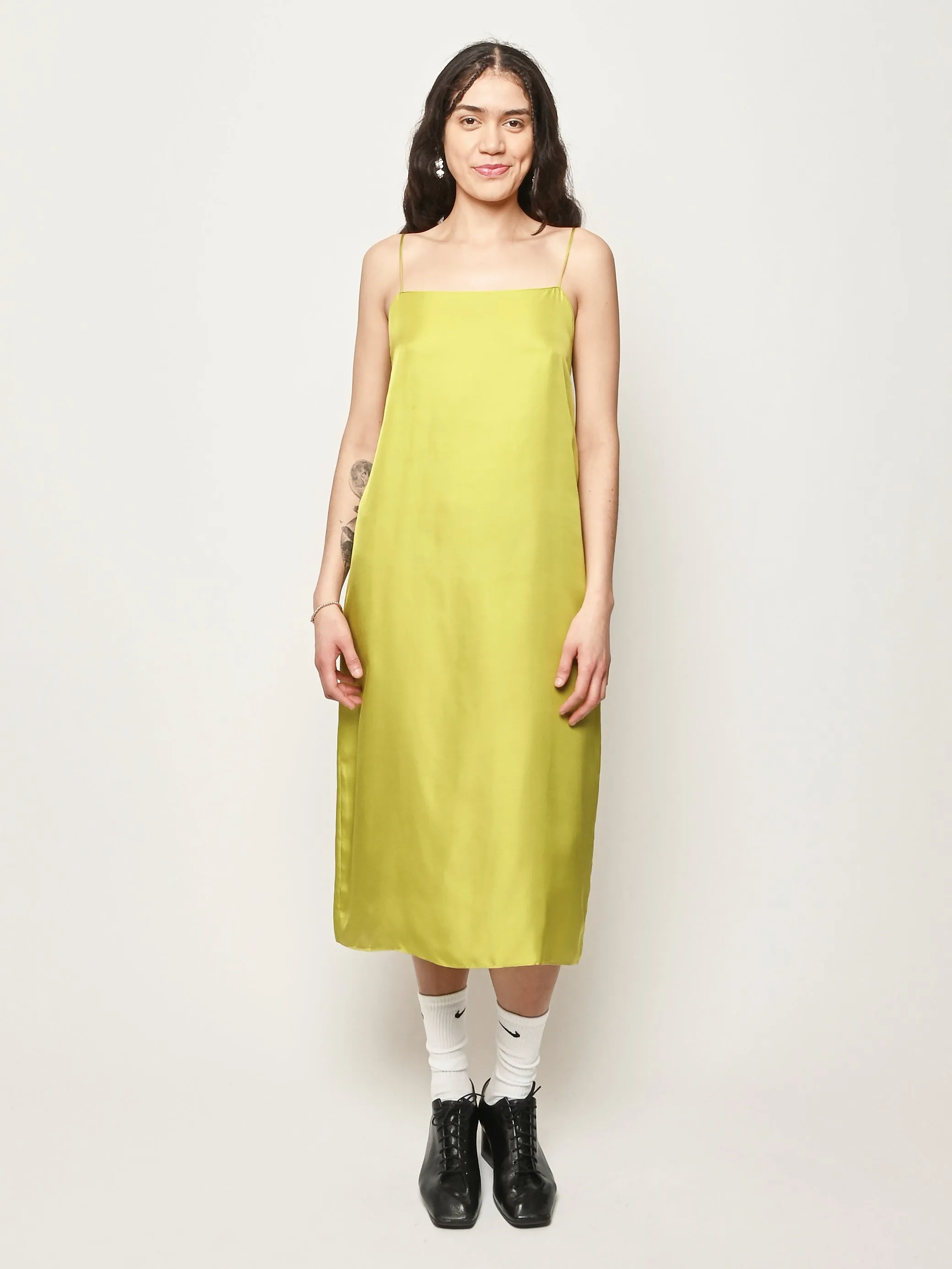 Chartreuse Everyday Dress sold by Frances May Houseline product image thumbnail 2
