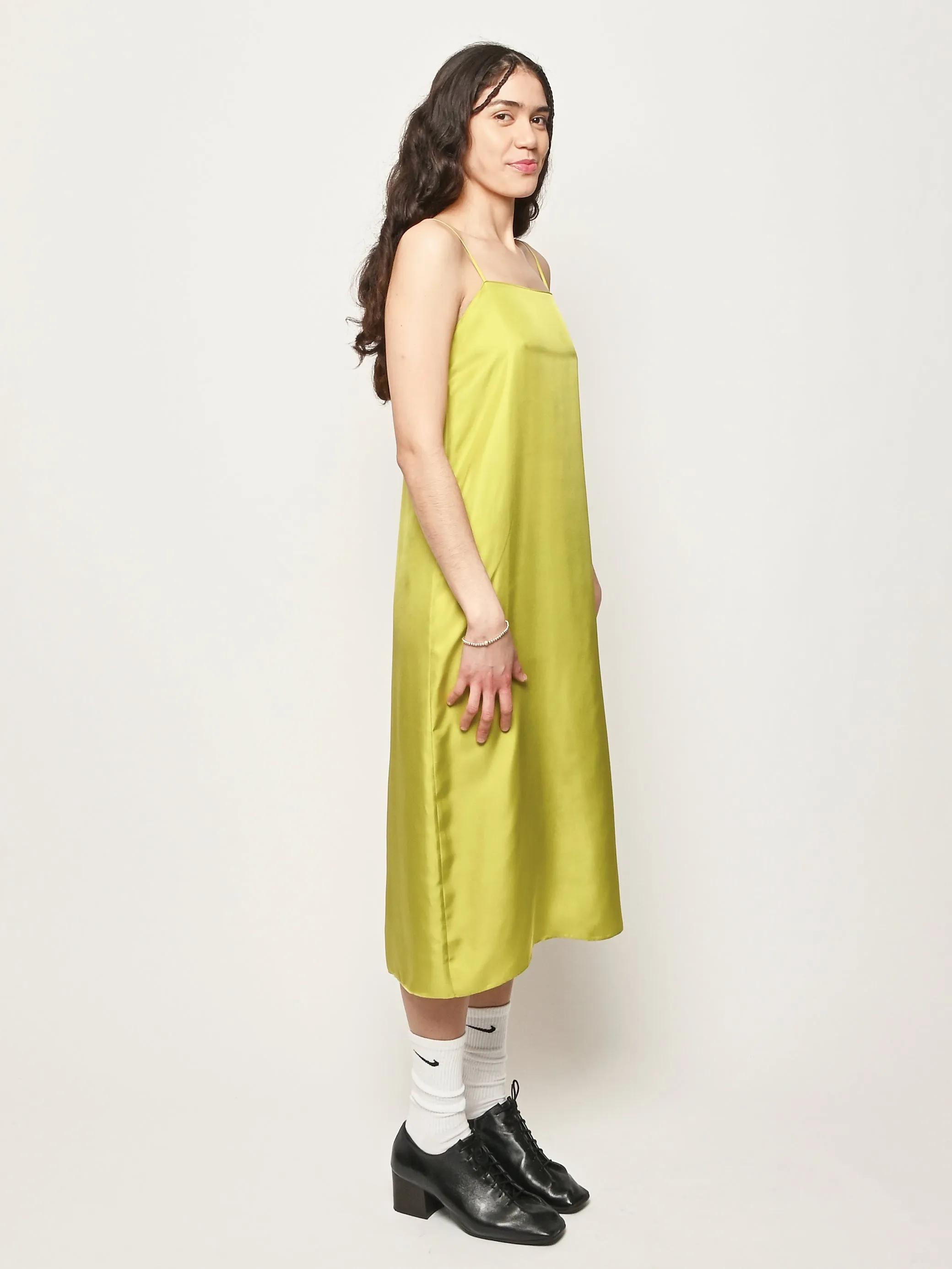 Chartreuse Everyday Dress sold by Frances May Houseline product image thumbnail 5