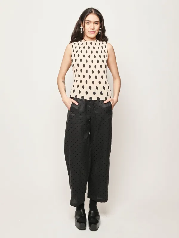 Cream Dot Rae Tank made by No. 6