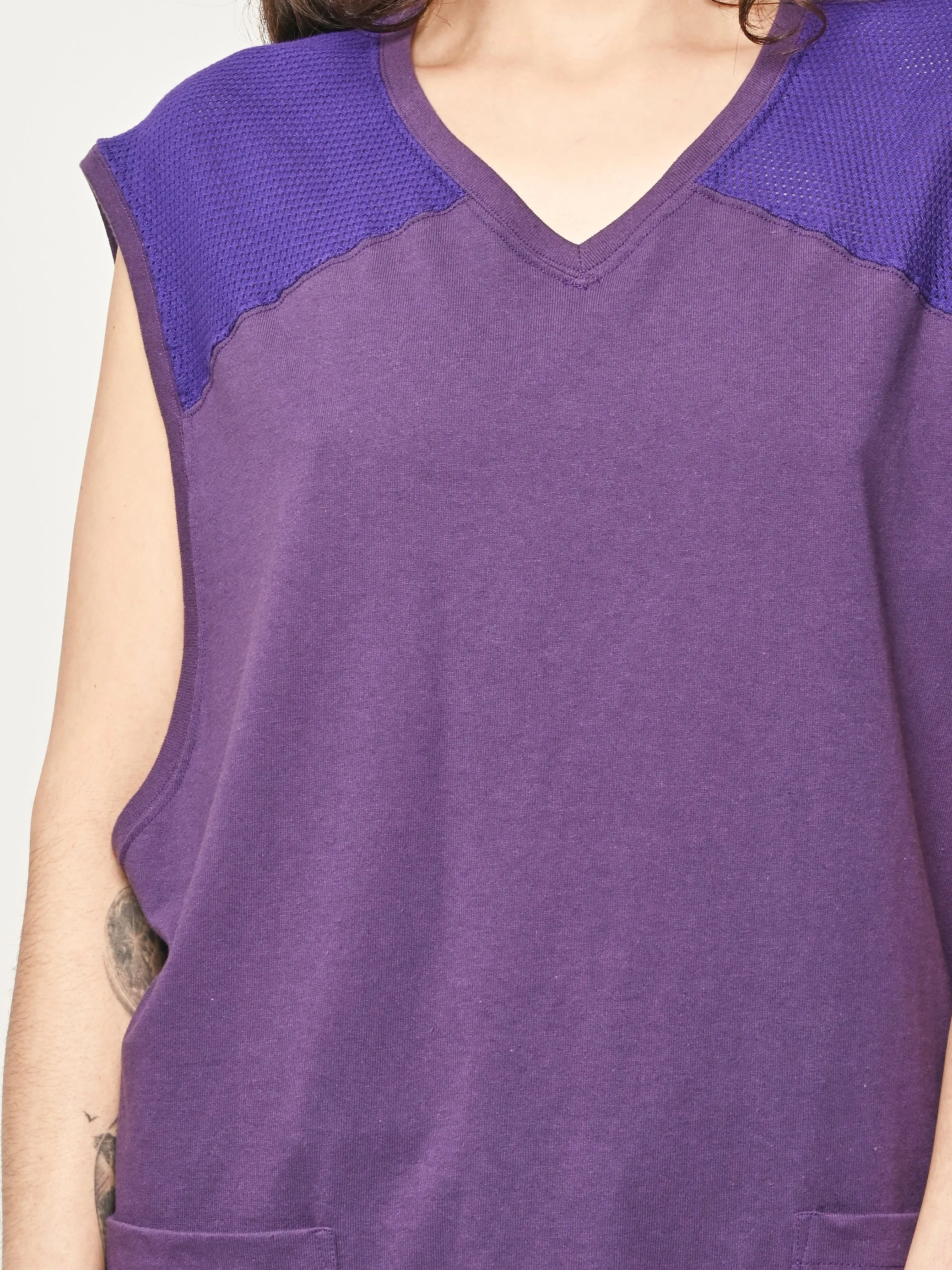 Violet Cotton Fine Mesh Vest sold by Frances May Houseline product image thumbnail 3