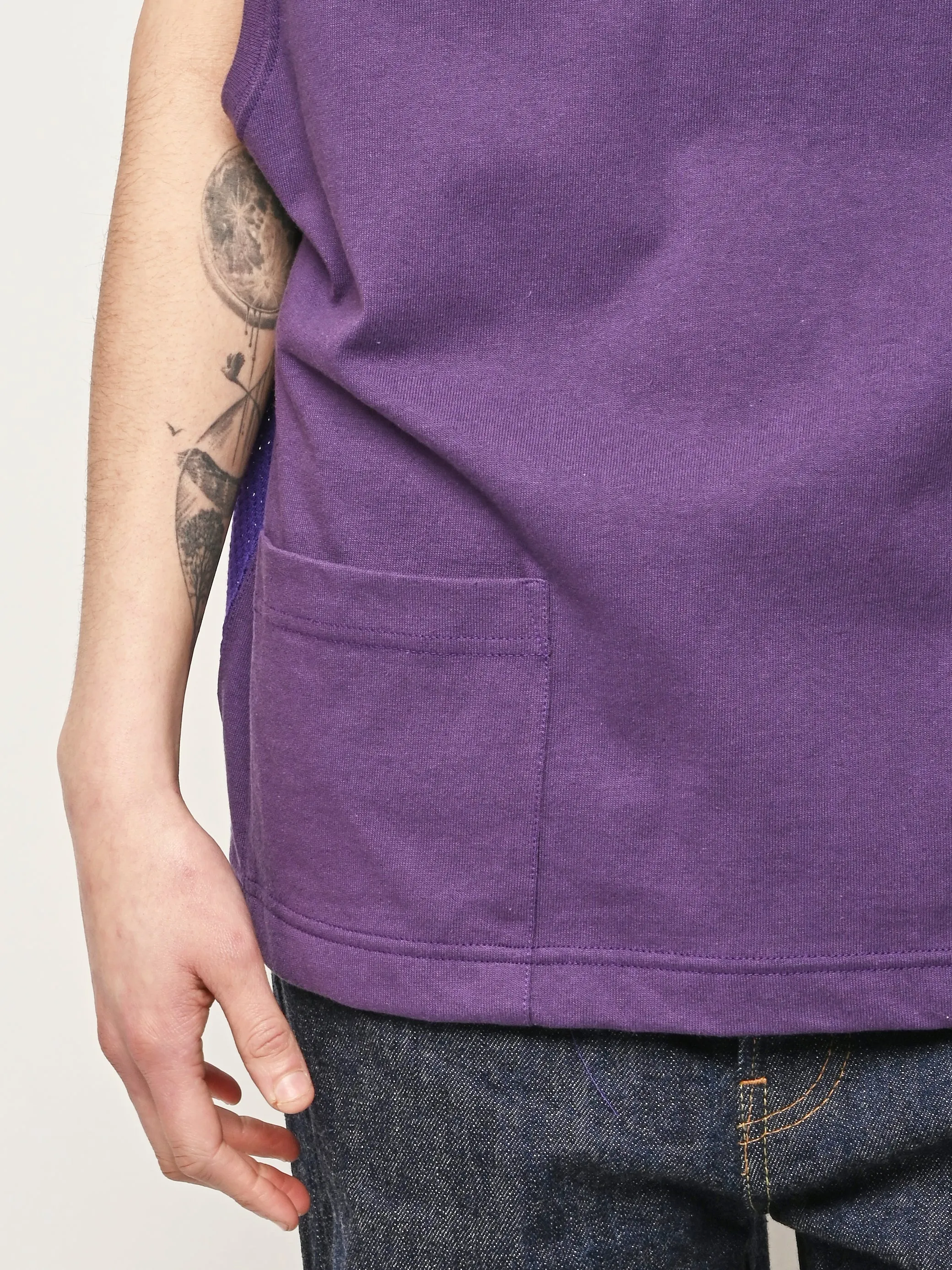 Violet Cotton Fine Mesh Vest sold by Frances May Houseline product image thumbnail 4