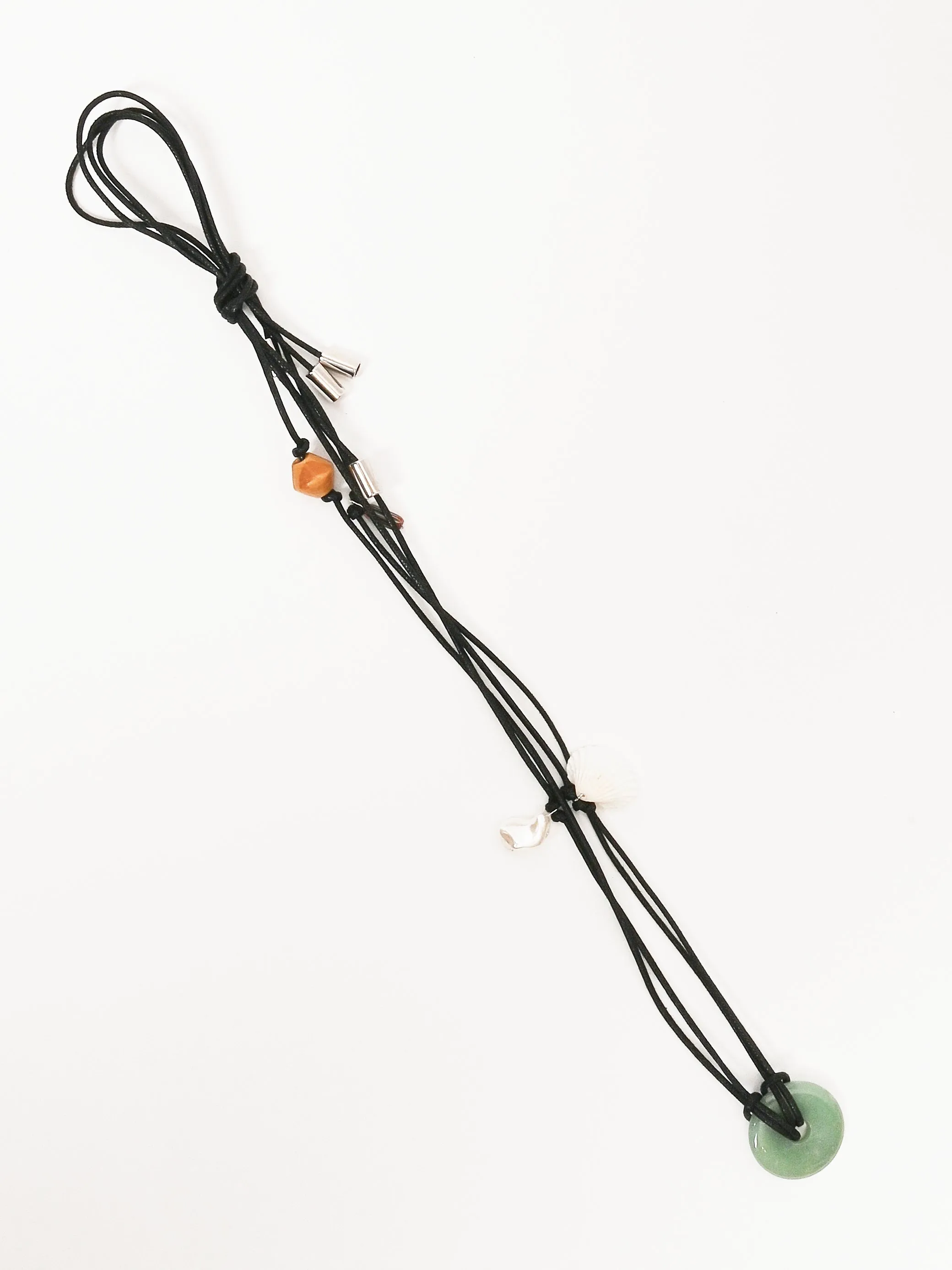 Green/Brown Confetti Belt sold by Frances May Houseline