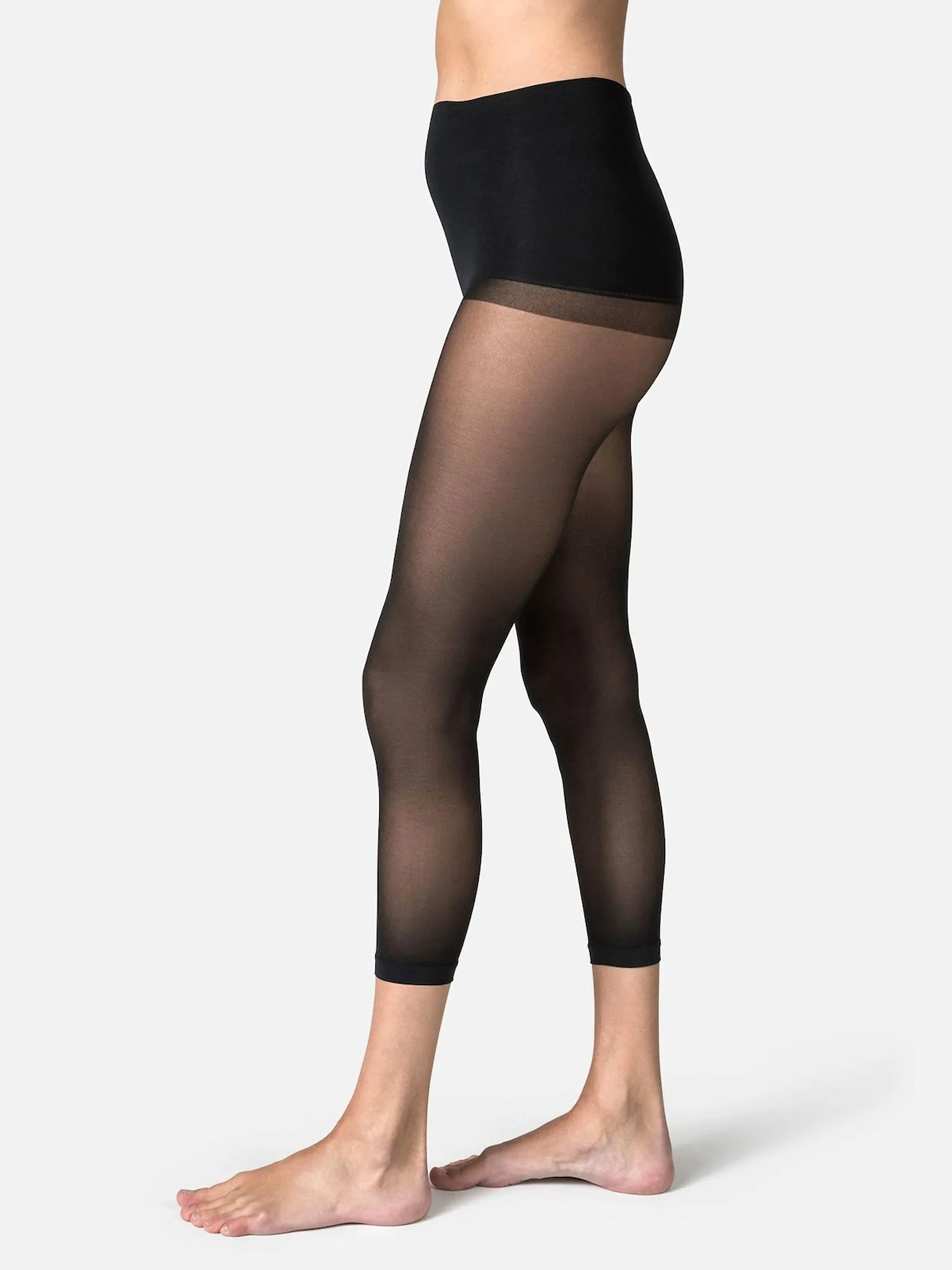 Black Malva Ladder Resistant Leggings sold by Frances May Houseline product image thumbnail 2