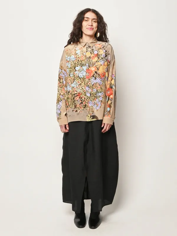 Print J Silkshirt made by ANNTIAN