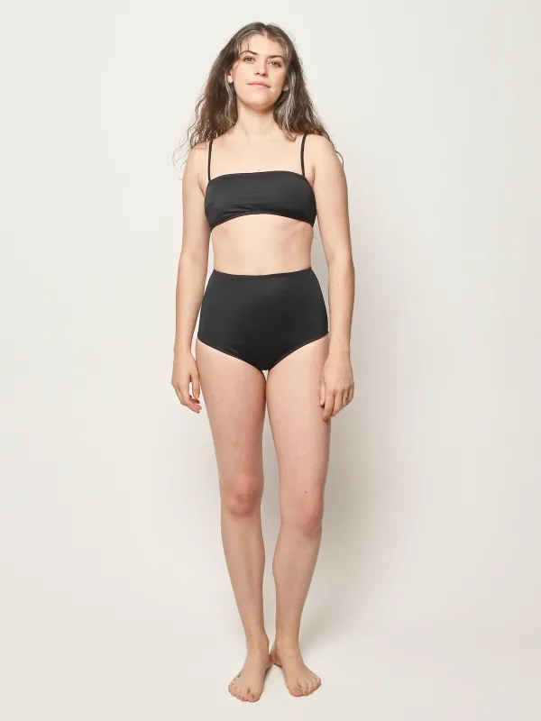 Black Lucky Top made by Nu Swim