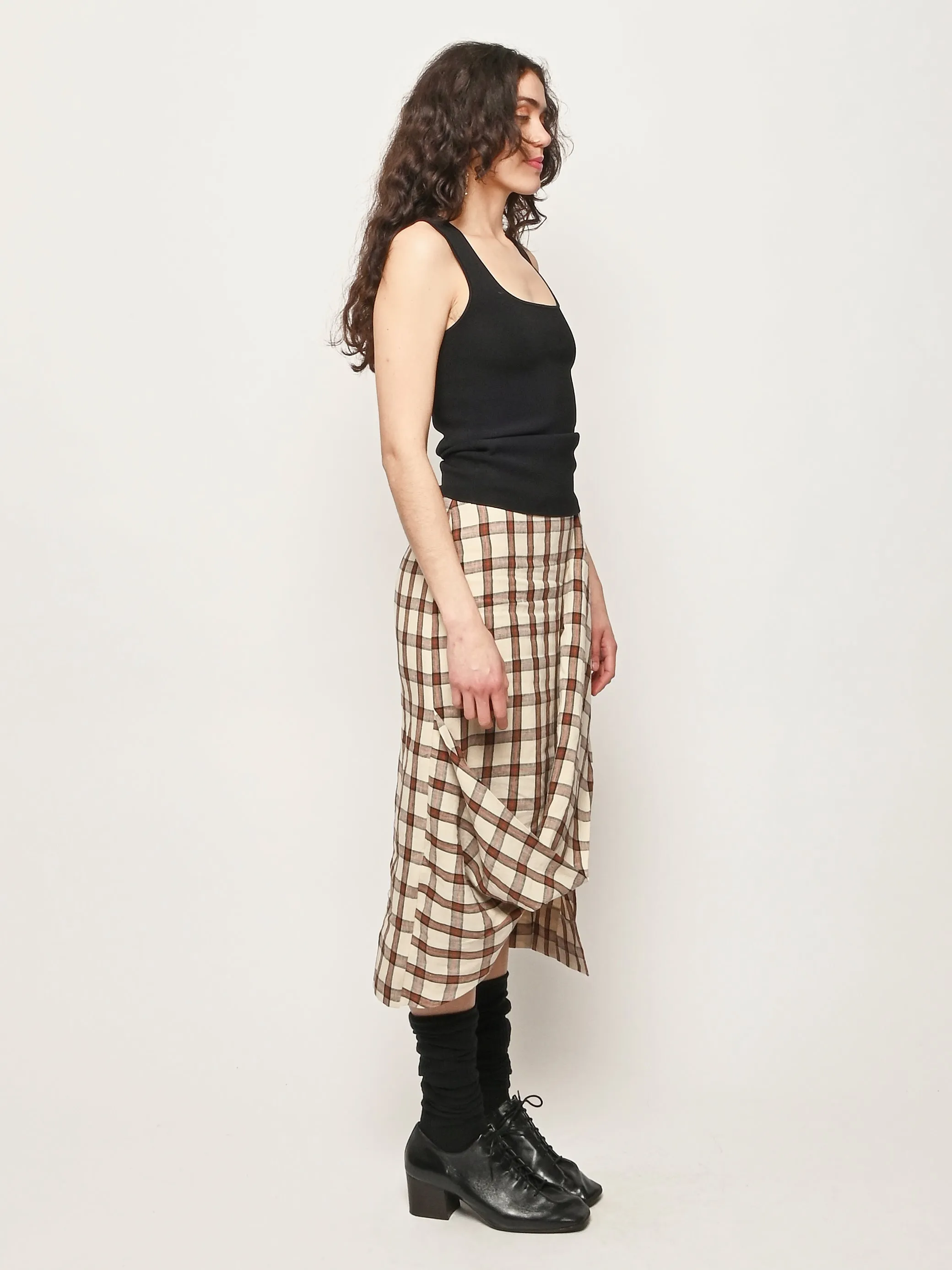 Black Bustier Shaped Knitted Top sold by Frances May Houseline product image thumbnail 4